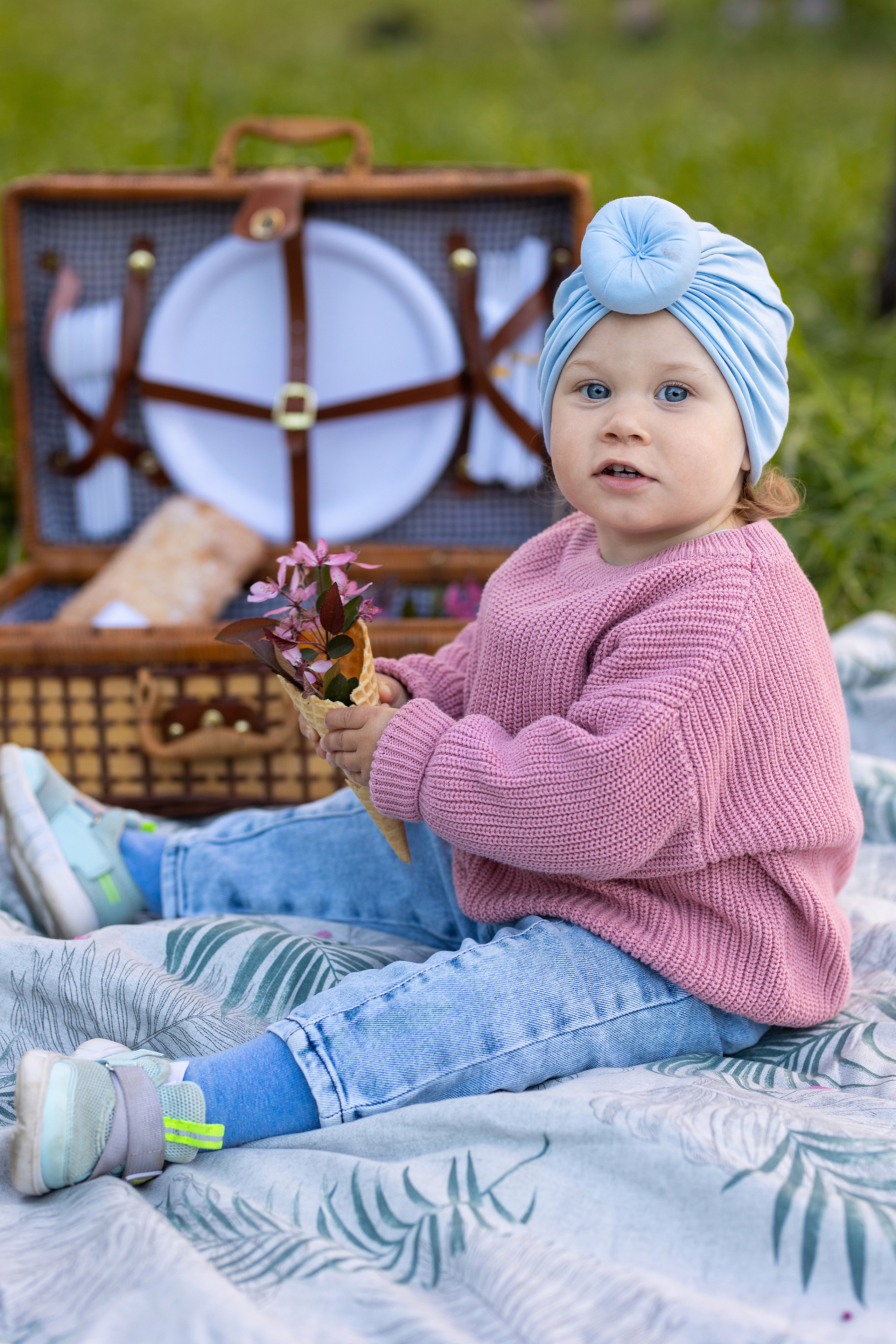 детский фотопикник на природе