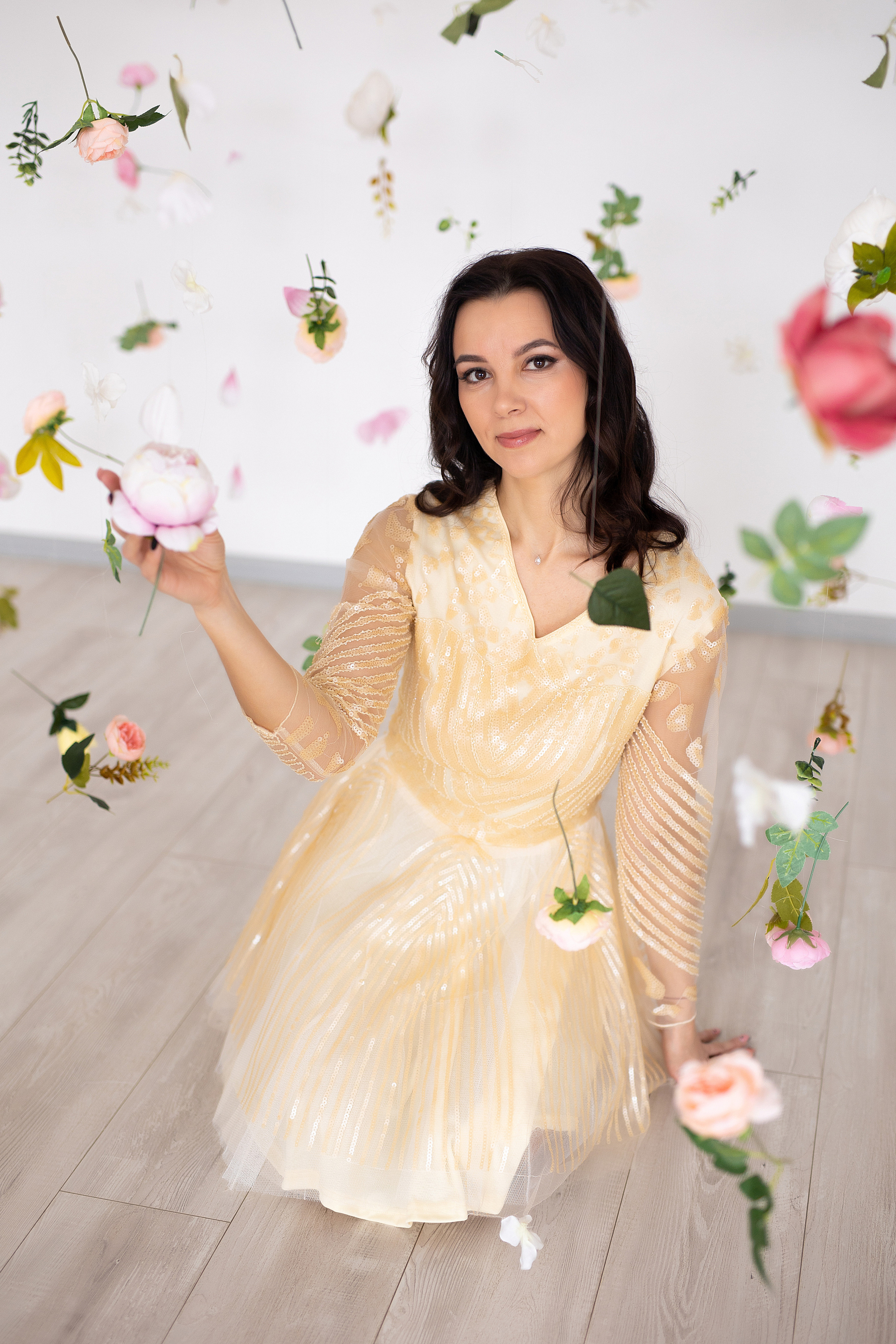 Фотосессия в парящих цветах. Семейный и свадебный фотограф в Санкт-Петербурге Татьяна Швыкова