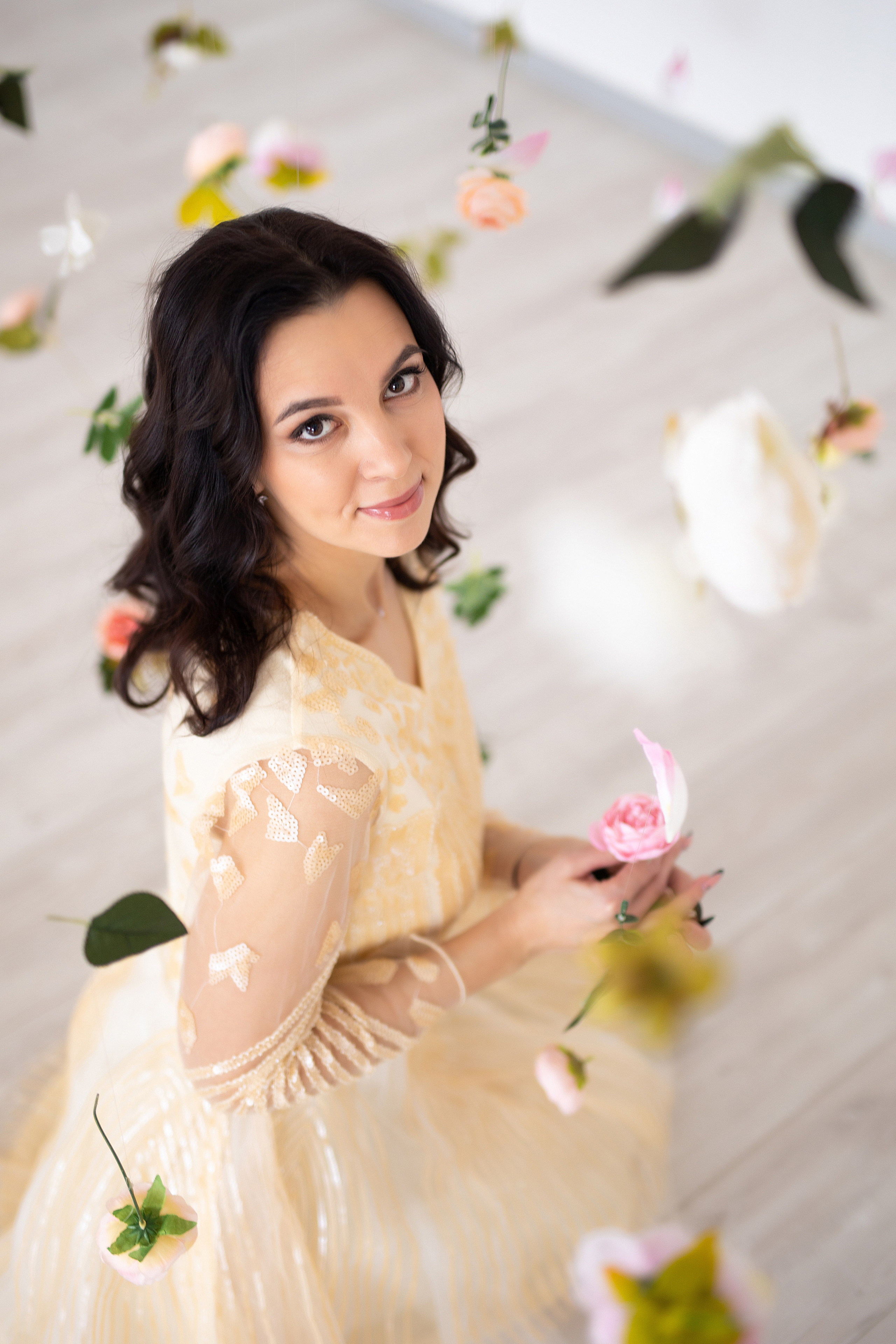 Фотосессия в парящих цветах. Семейный и свадебный фотограф в Санкт-Петербурге Татьяна Швыкова