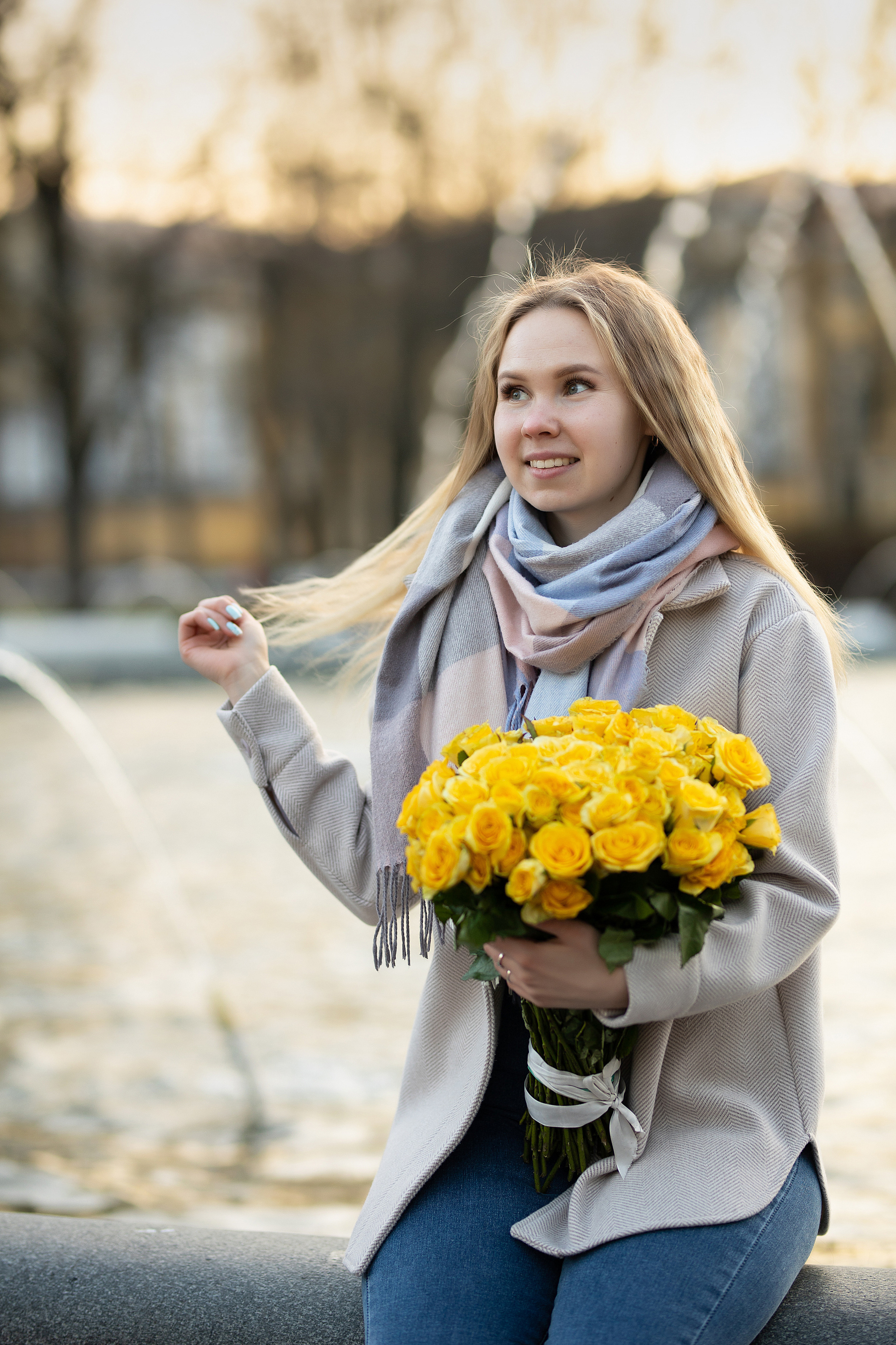 Фотосессия у фонтана