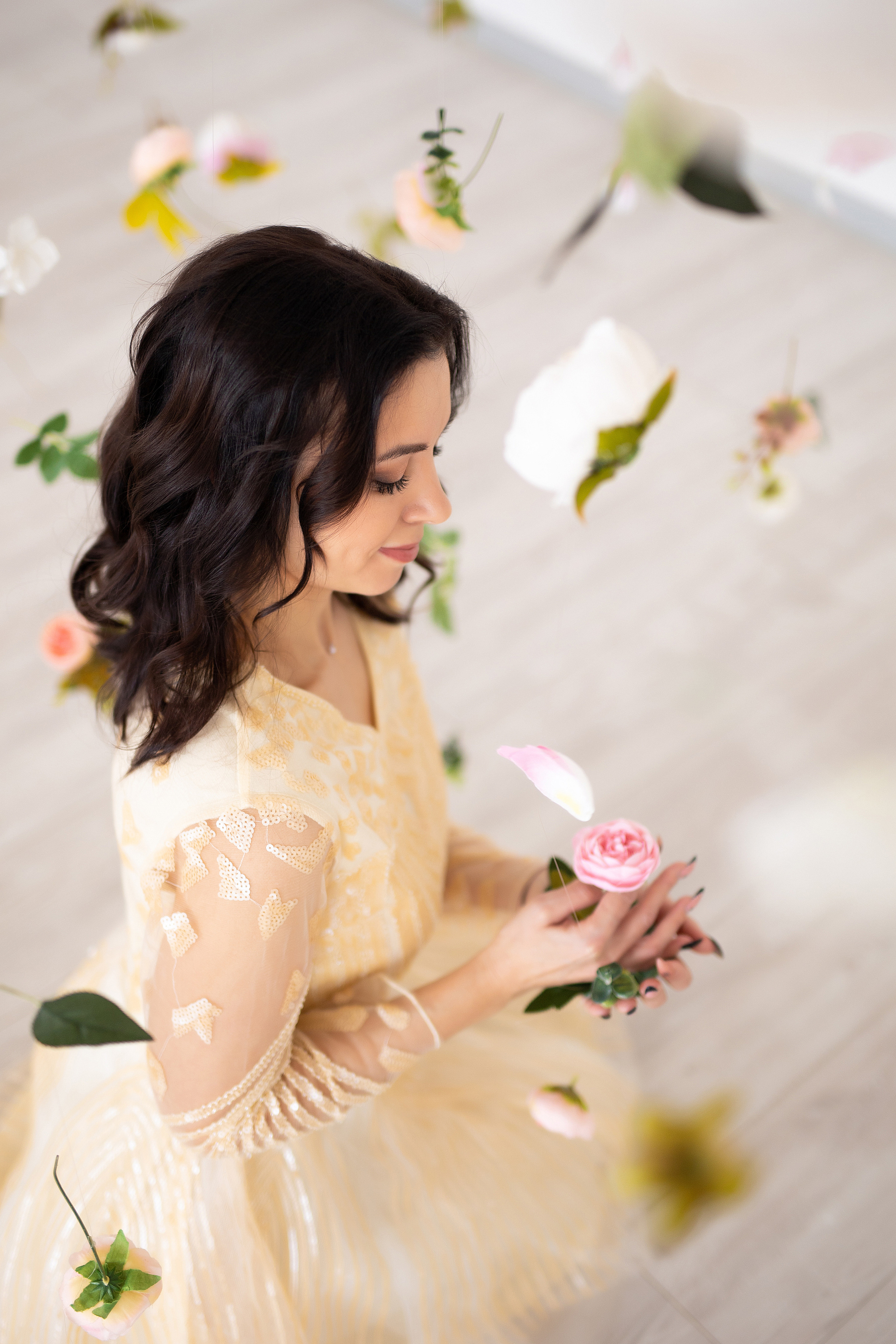 Фотосессия в парящих цветах. Семейный и свадебный фотограф в Санкт-Петербурге Татьяна Швыкова