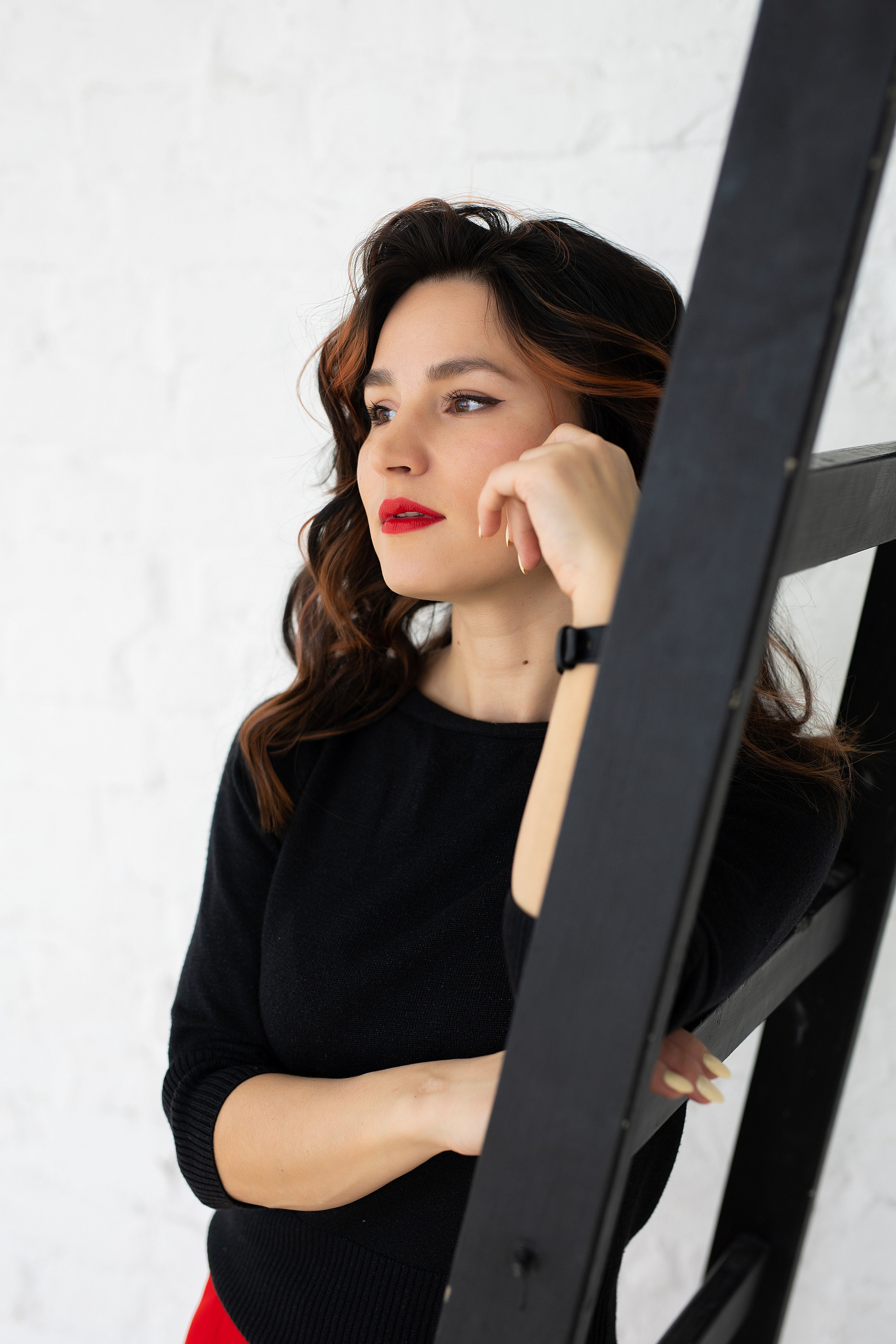 женский портрет крупным планом