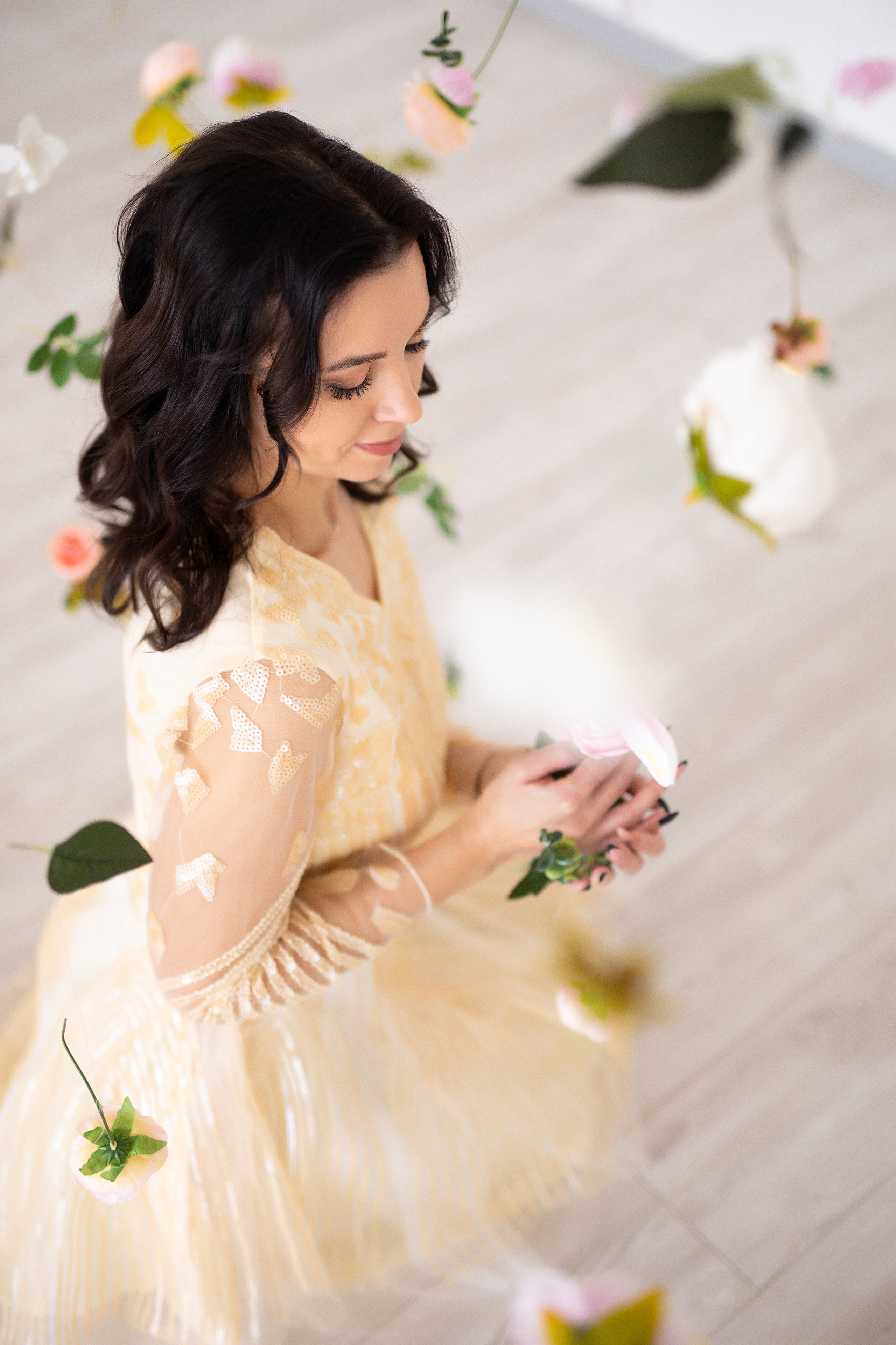 Фотосессия в парящих цветах. Семейный и свадебный фотограф в Санкт-Петербурге Татьяна Швыкова