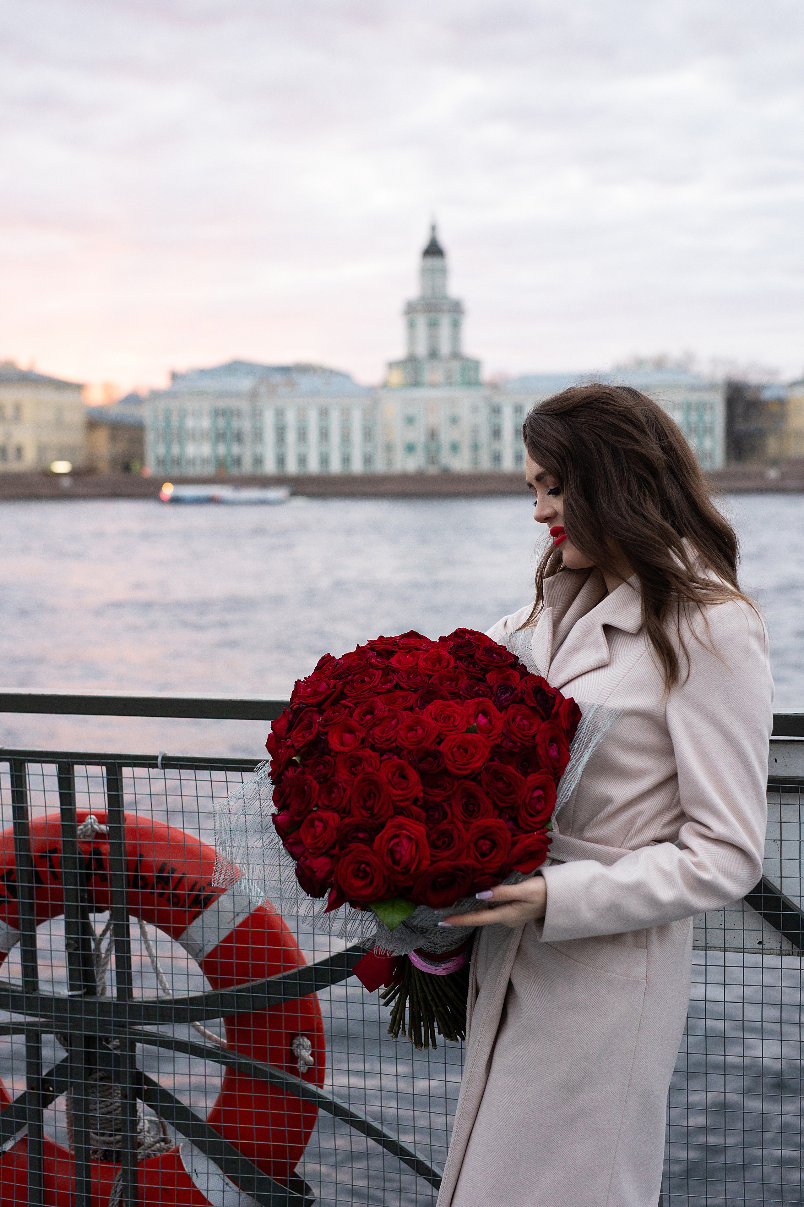 101 роза шикарный букет