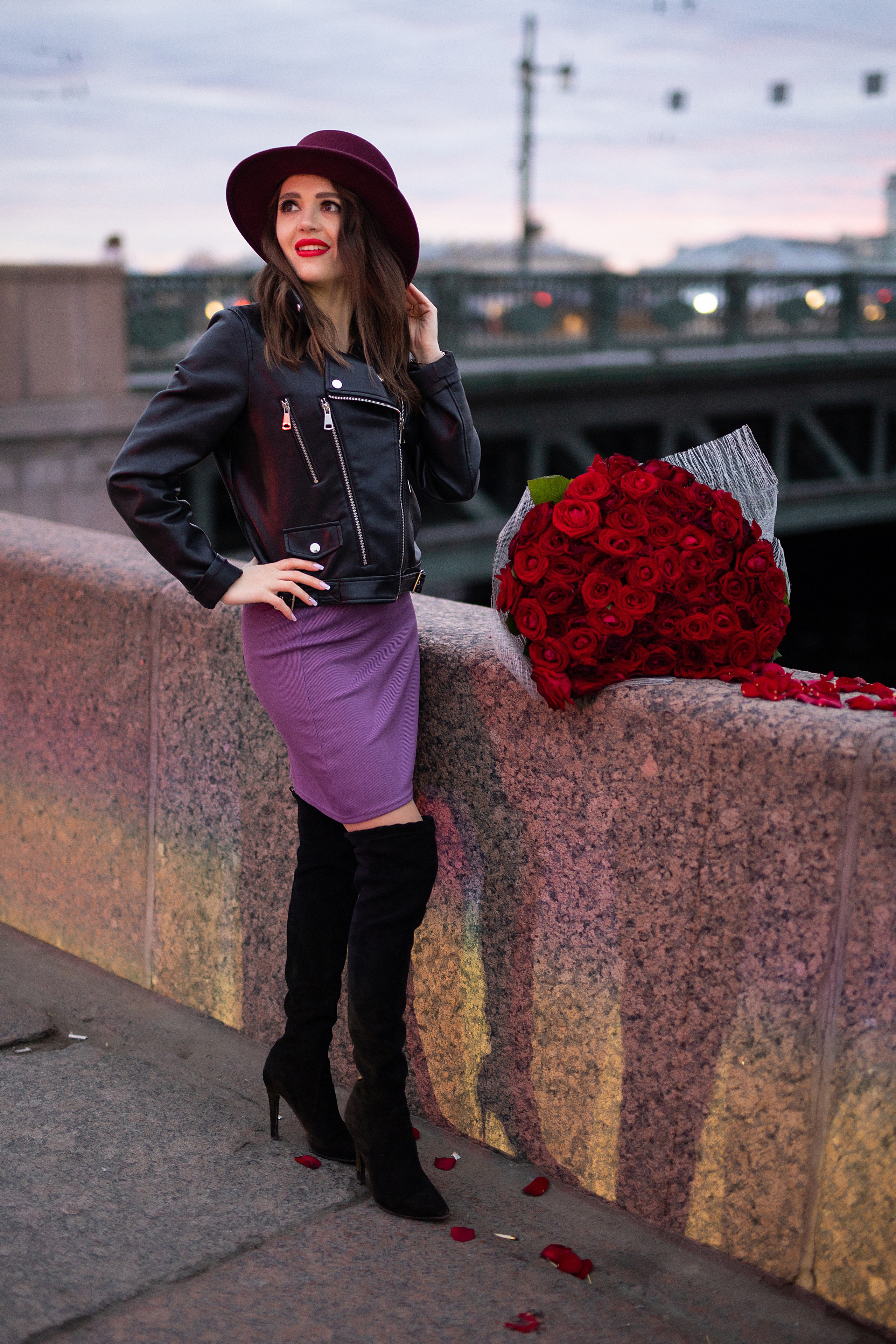 места для фотосессий в Питере на закате