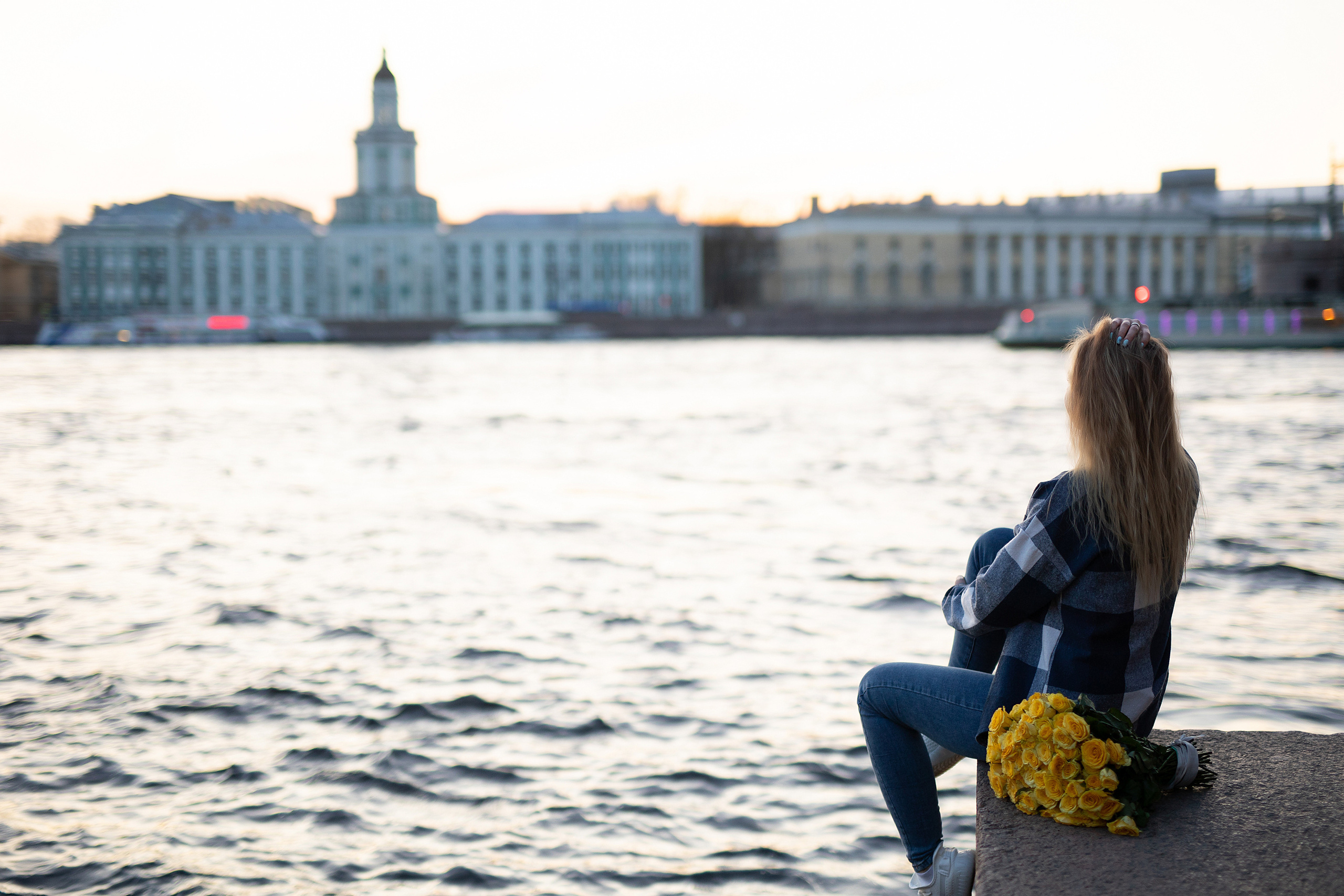 Фотосессия в Питере на закате