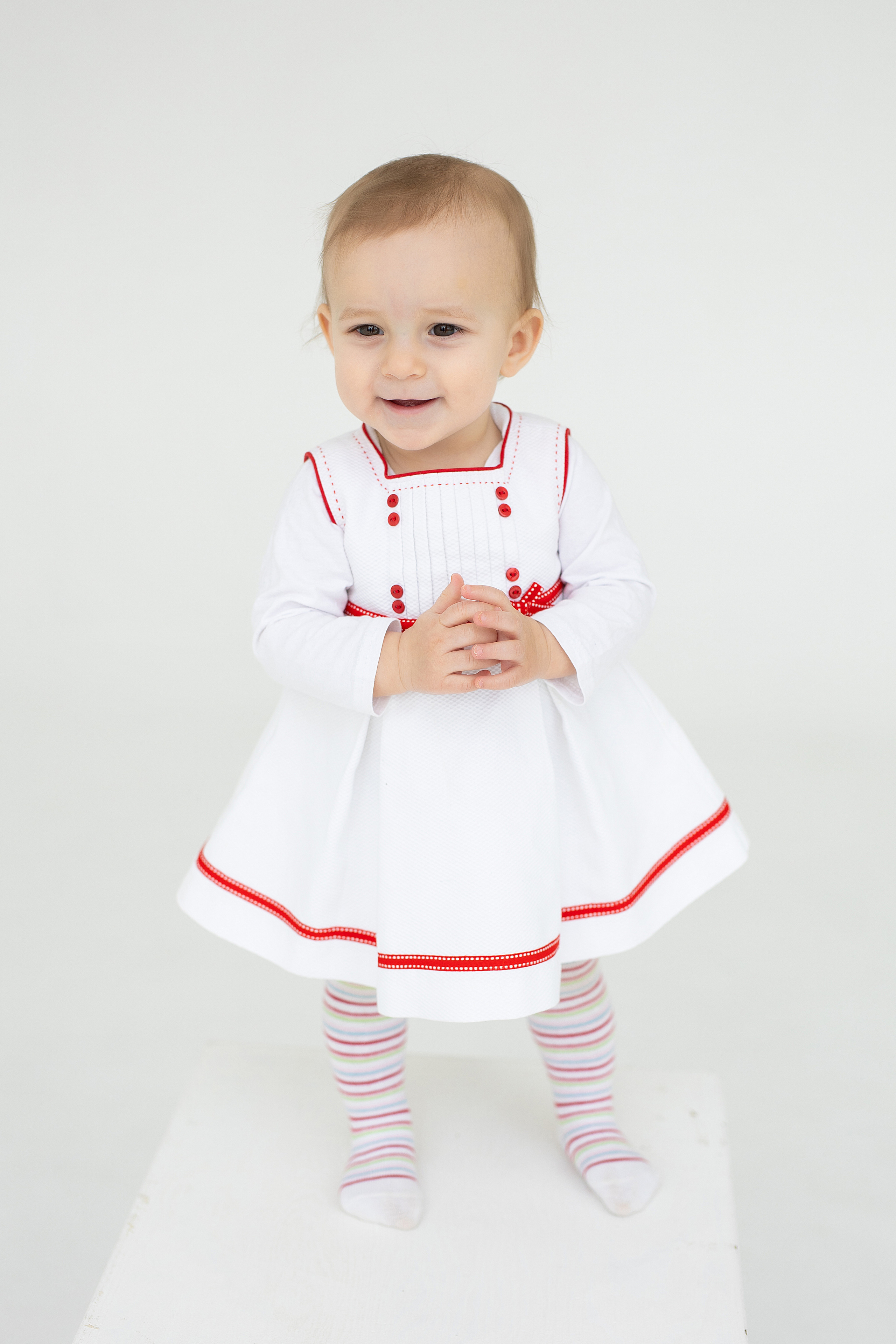 портрет малыша до года в студии