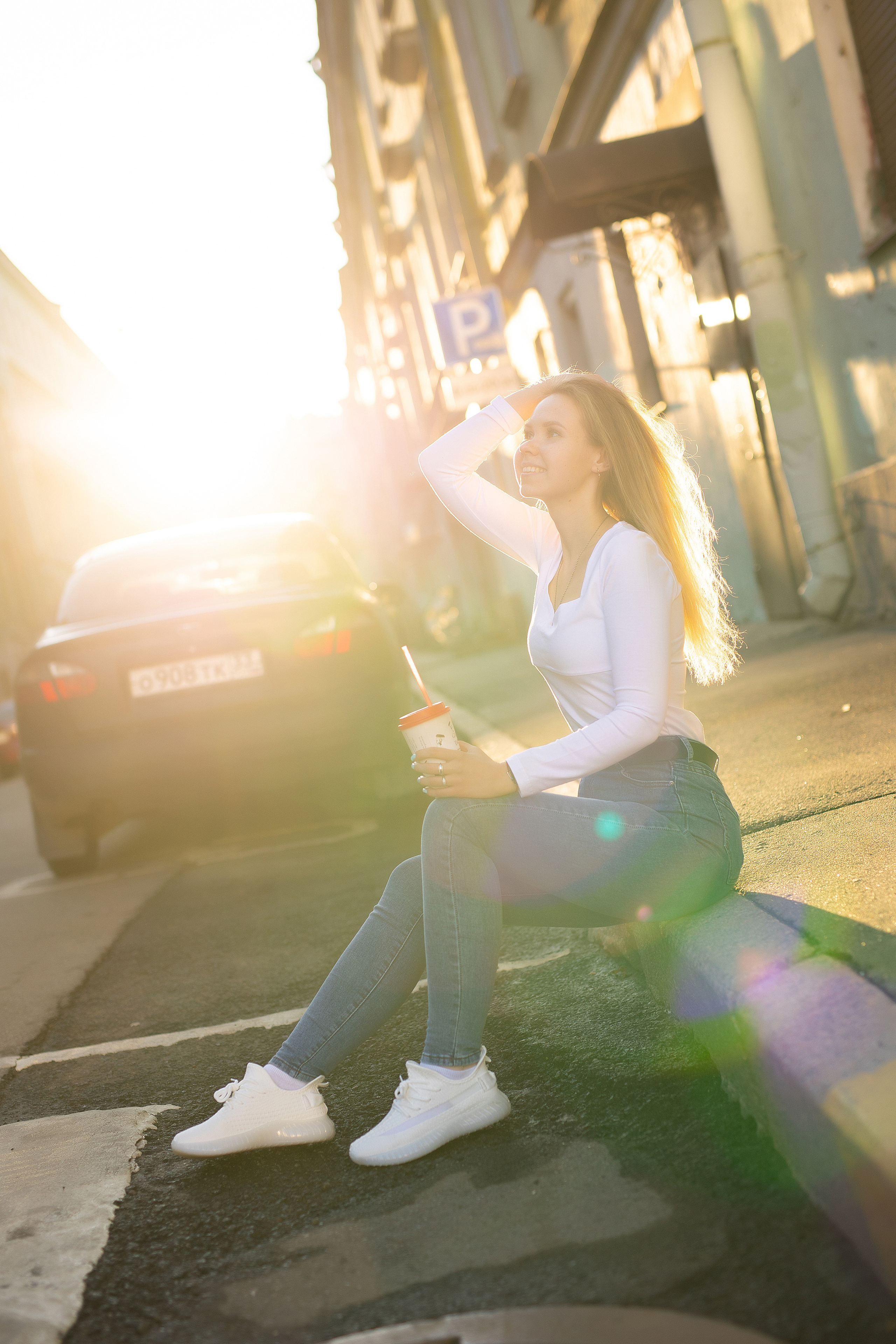 Фотосессия в Питере на закате