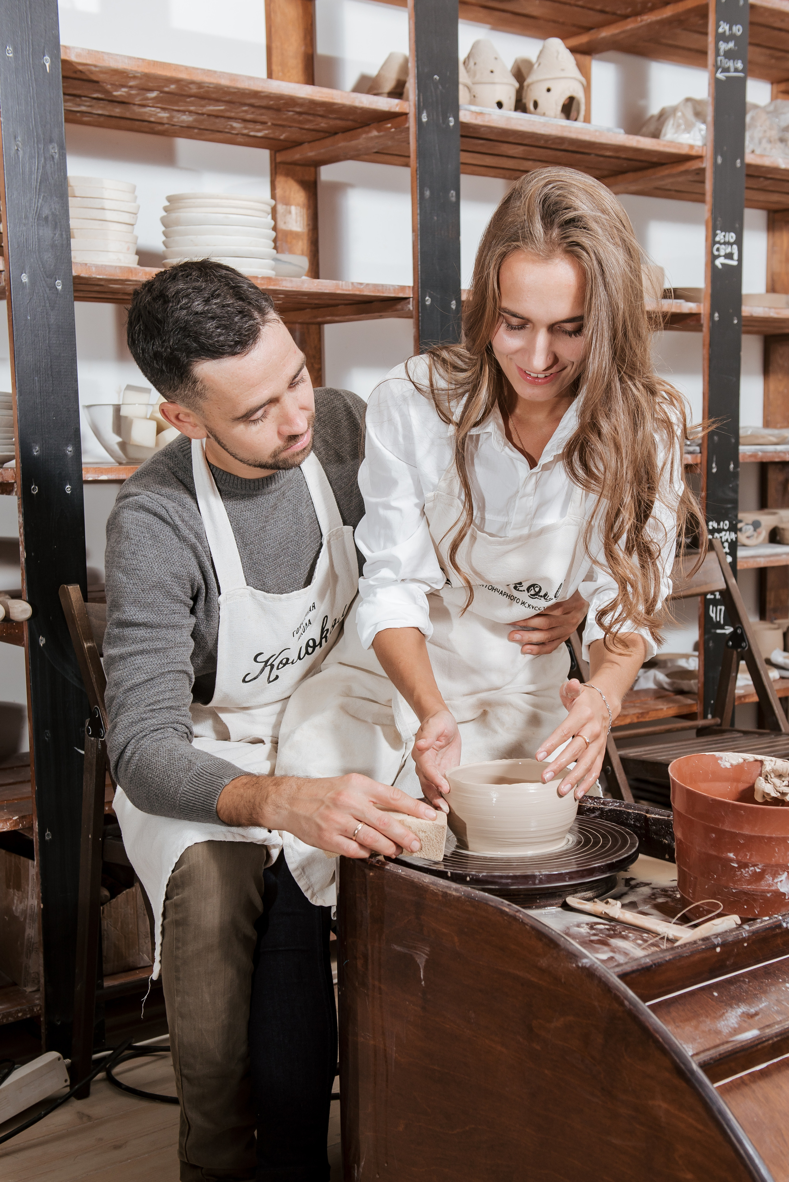 Фотосессия в гончарной мастерской. Фотограф Екатерина Шереметова Ижевск Сарапул Воткинск