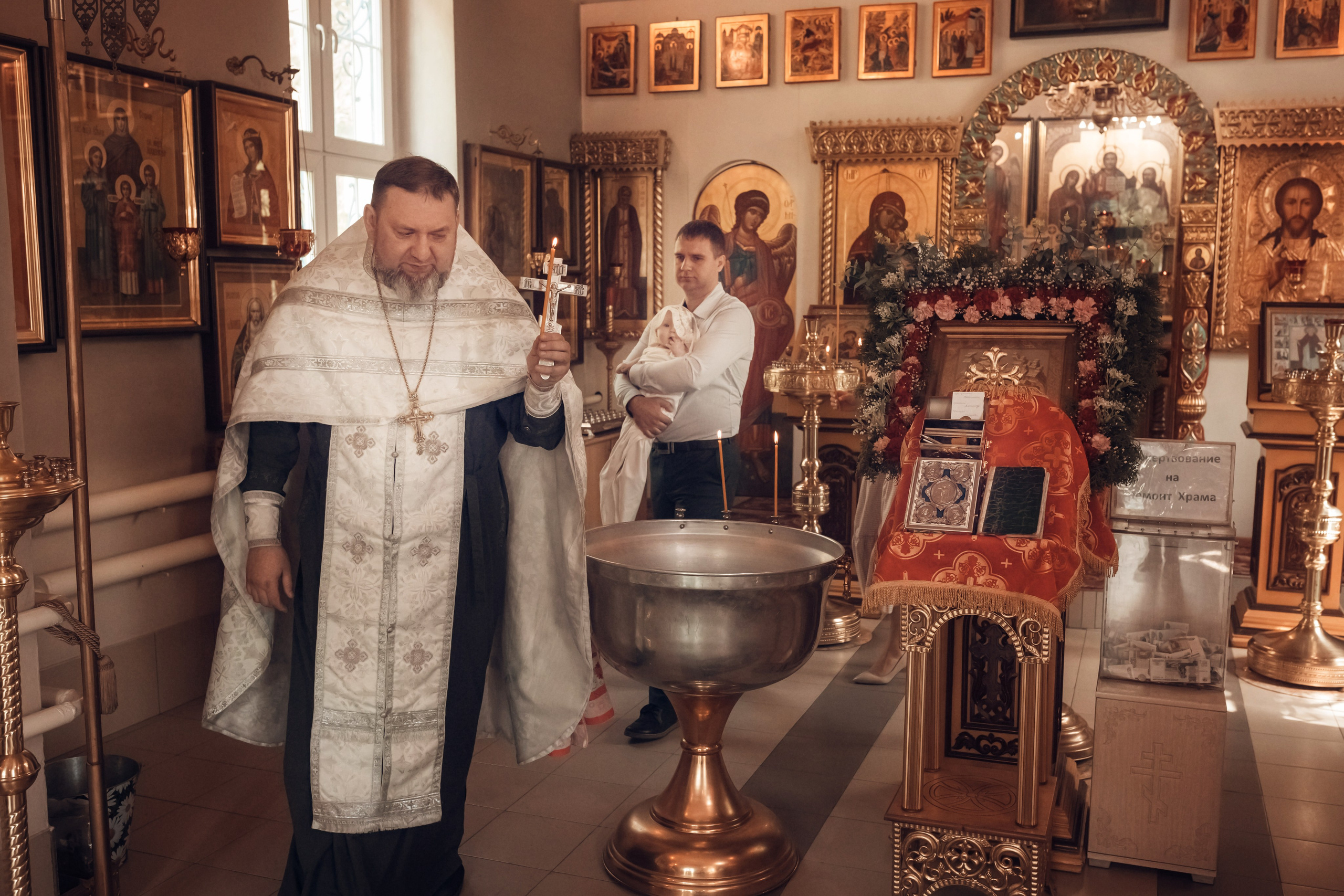 Таинство Крещения Василисы. Съемка Таинств Крещения Венчания, детские и семейные съемки в Пензе