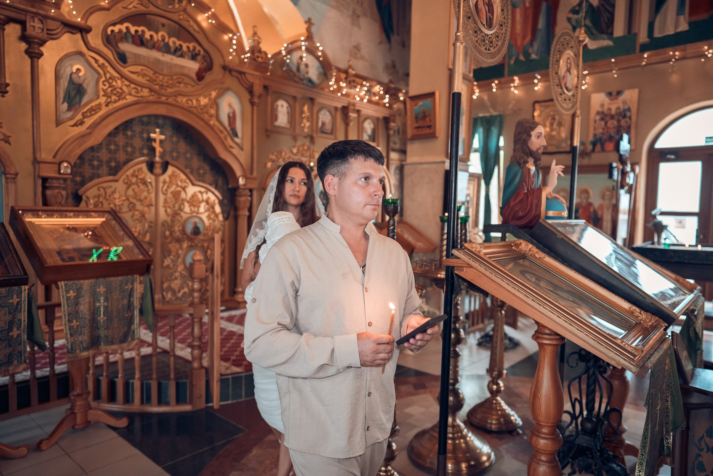 Крещение в храме Прп.Сергия Радонежского с. Орлиное. Церковный фотограф Севастополь