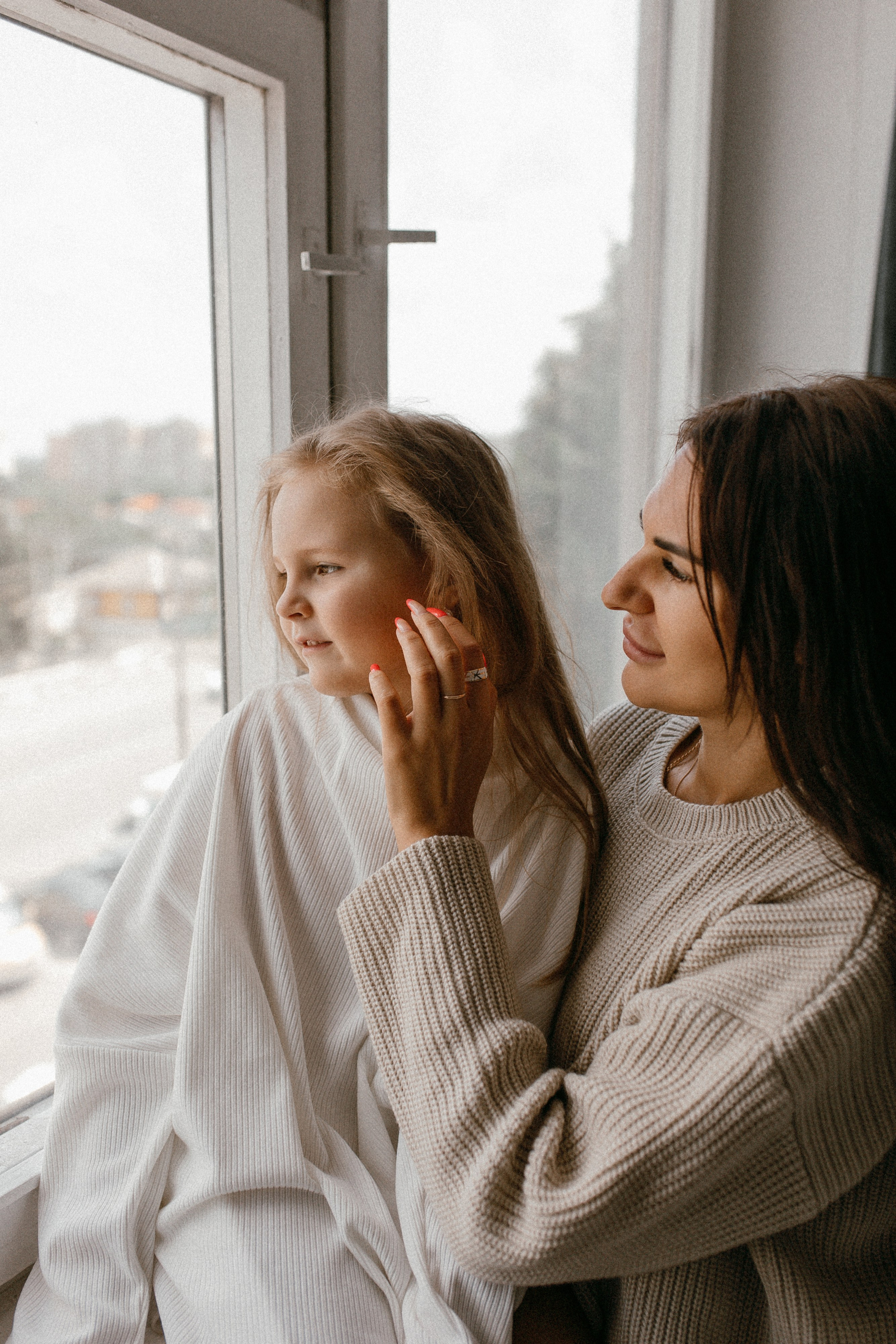 Есения и мама. Семейный фотограф Губкин/Старый Оскол