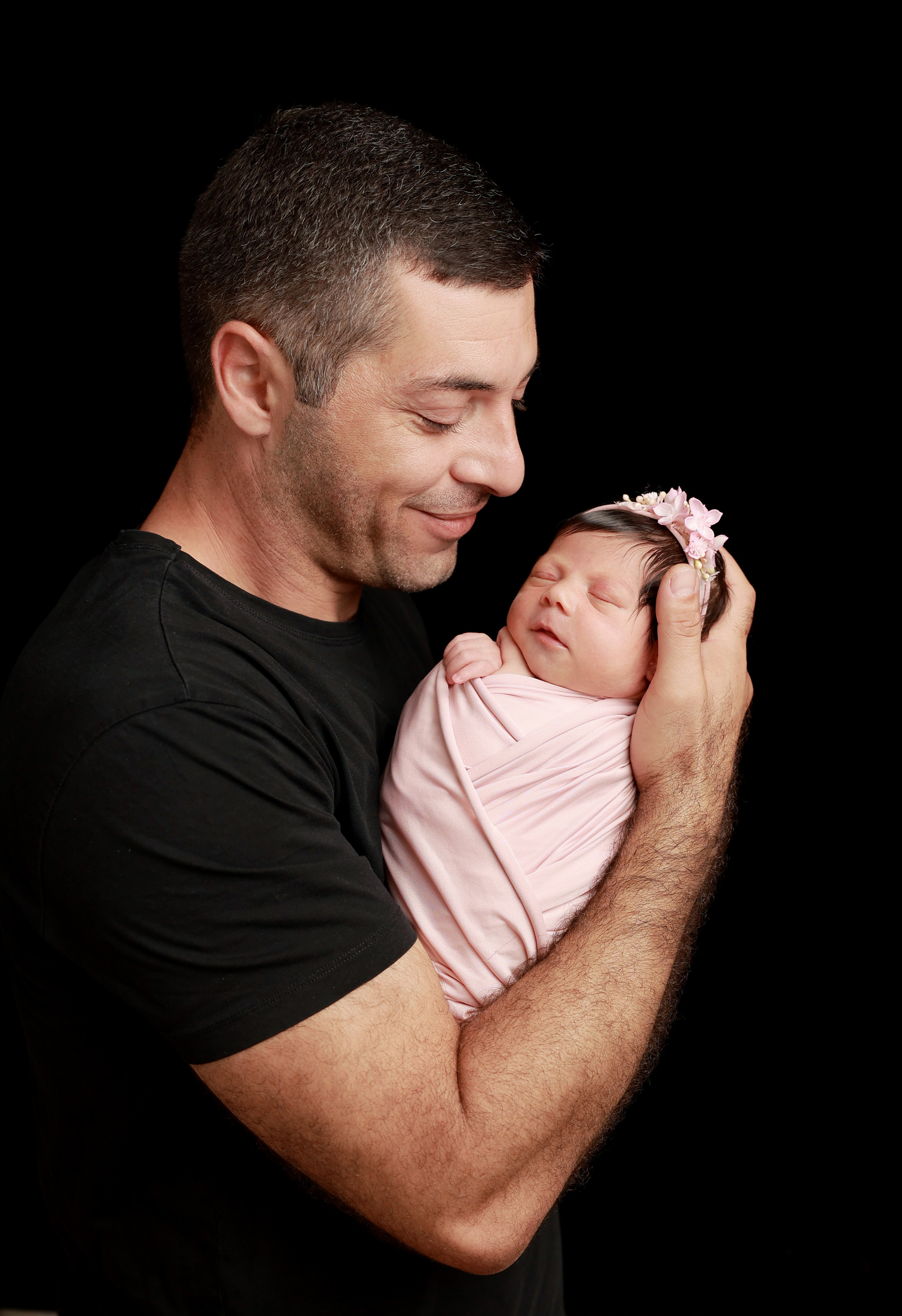 Анечка и ее семья. Фотограф новорожденных в Сочи