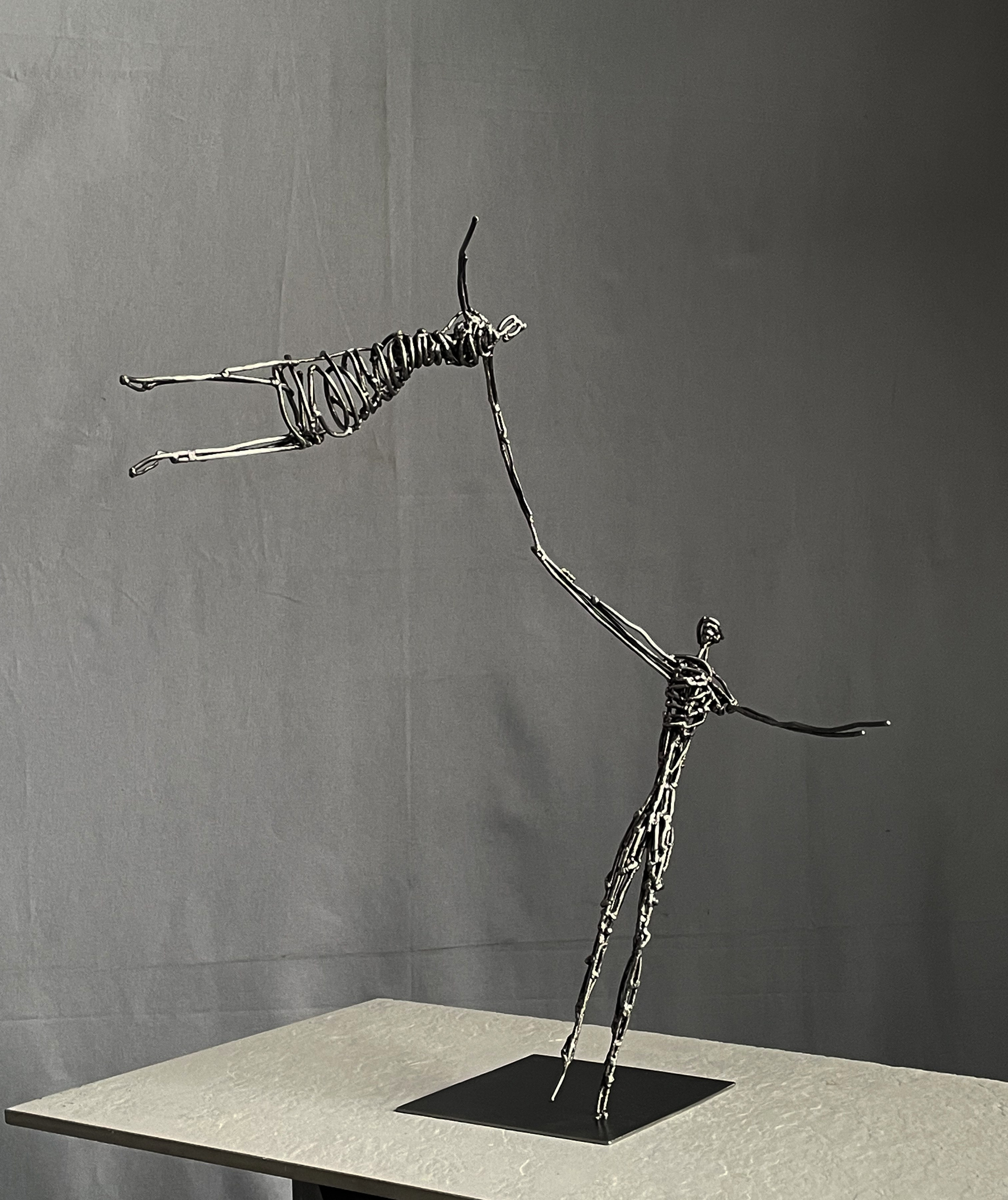 Прогулка / омаж Шагалу Марку Захаровичу _ 2023. Художник — скульптор Антонина Фатхуллина