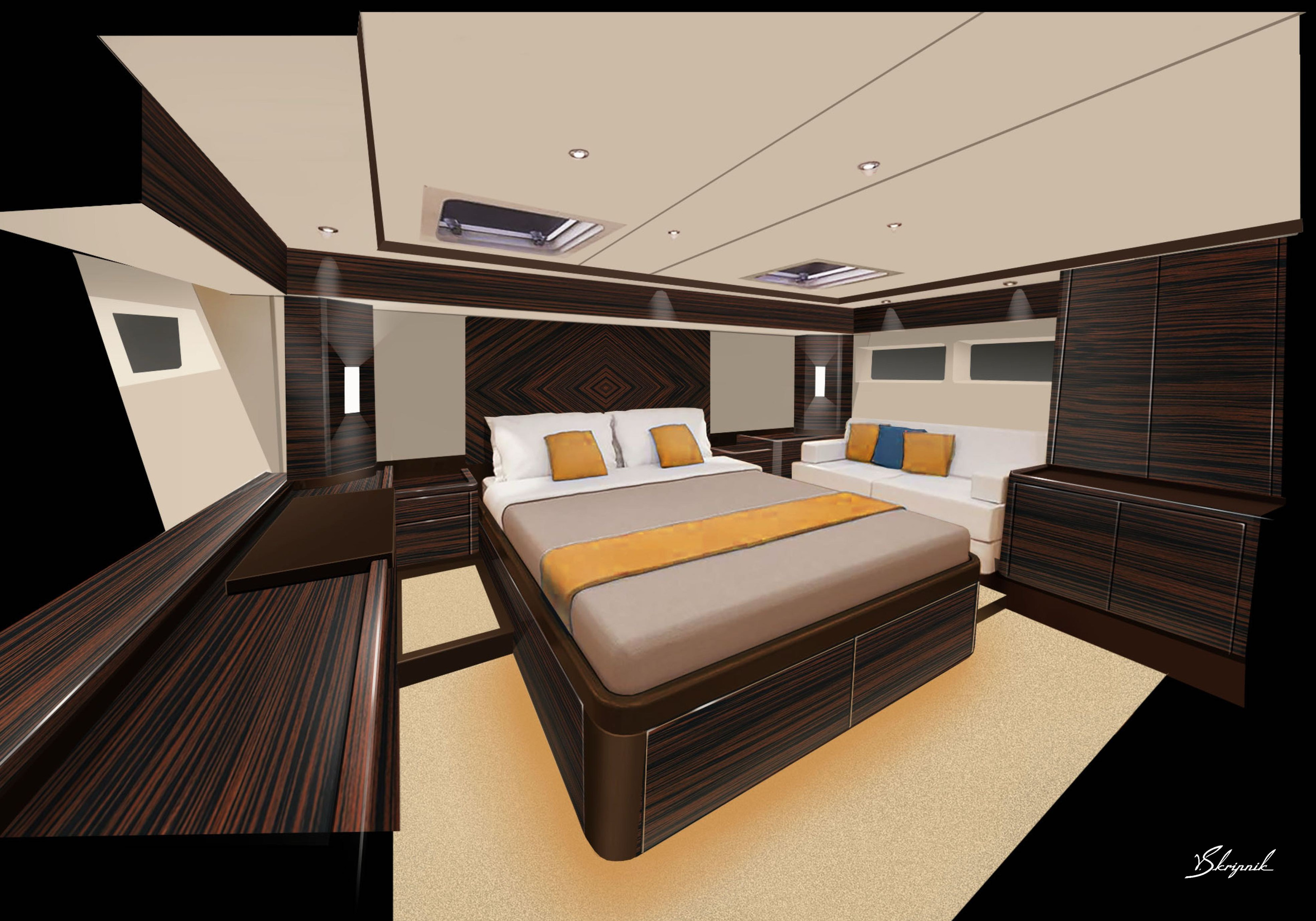 Индивидуальный дизайн парусной яхты Oyster 625. Design Yachts and Cars