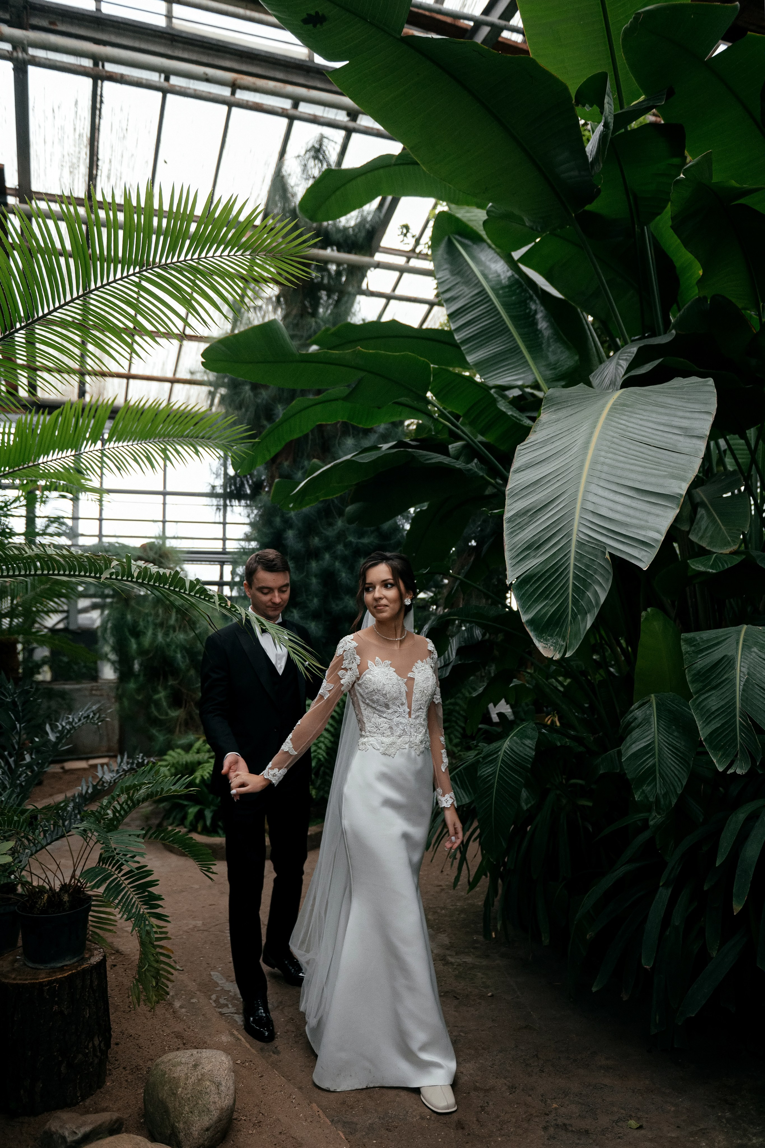 Старая Фондовая оранжерея и КСК «Звёздный». Свадебный и семейный фотограф Виктория Носачёва. Щелково, Москва и МО