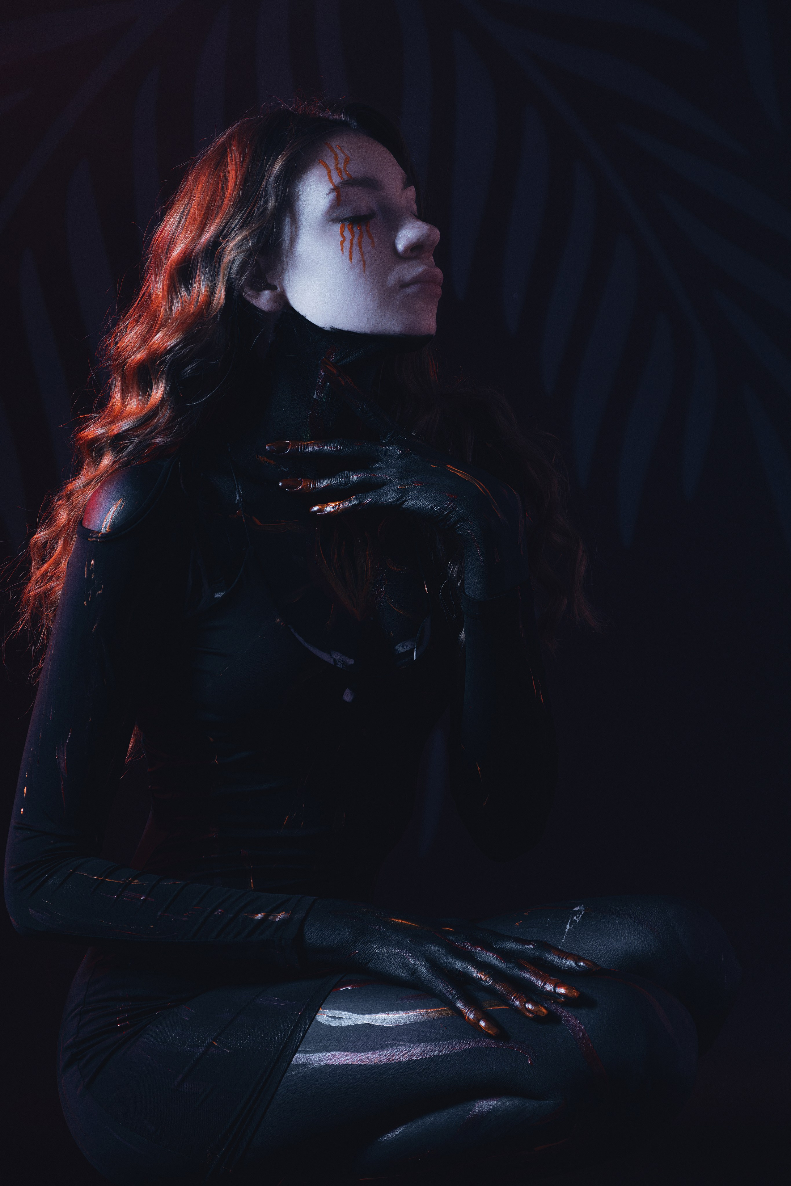 Креативный фотопроект в Ростове-на-Дону в образах Огненного пантеона. Огненный персонажи на творческой съёмке в Ростове-на-Дону. Женский фотограф в Ростове-на-Дону.