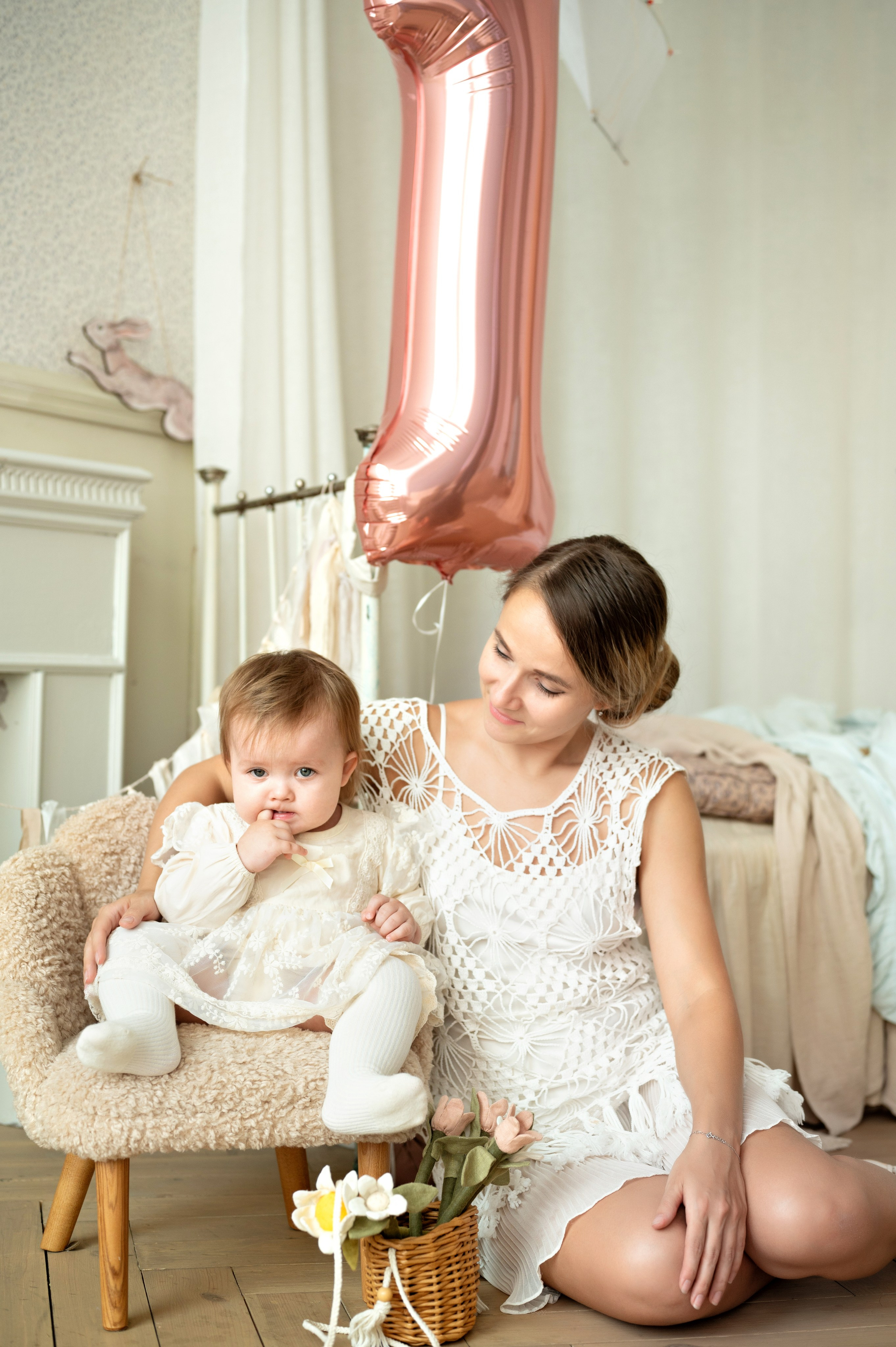 Годик Евы, фотостудия «Мечтатели». Фотограф новорожденных, семейный детский в Тюмени Татьяна Морозова