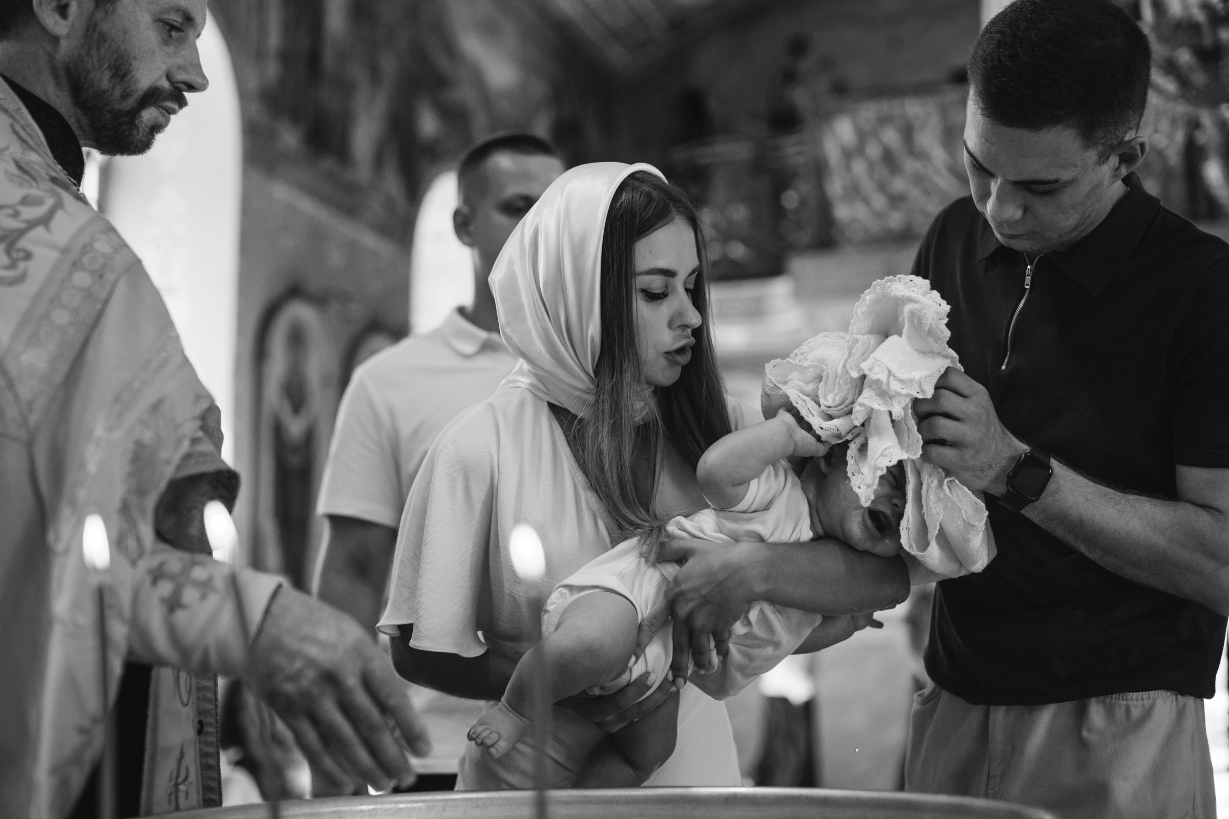 Крещение Мирона. Семейный фотограф в Волгодонске Краченцева Анна