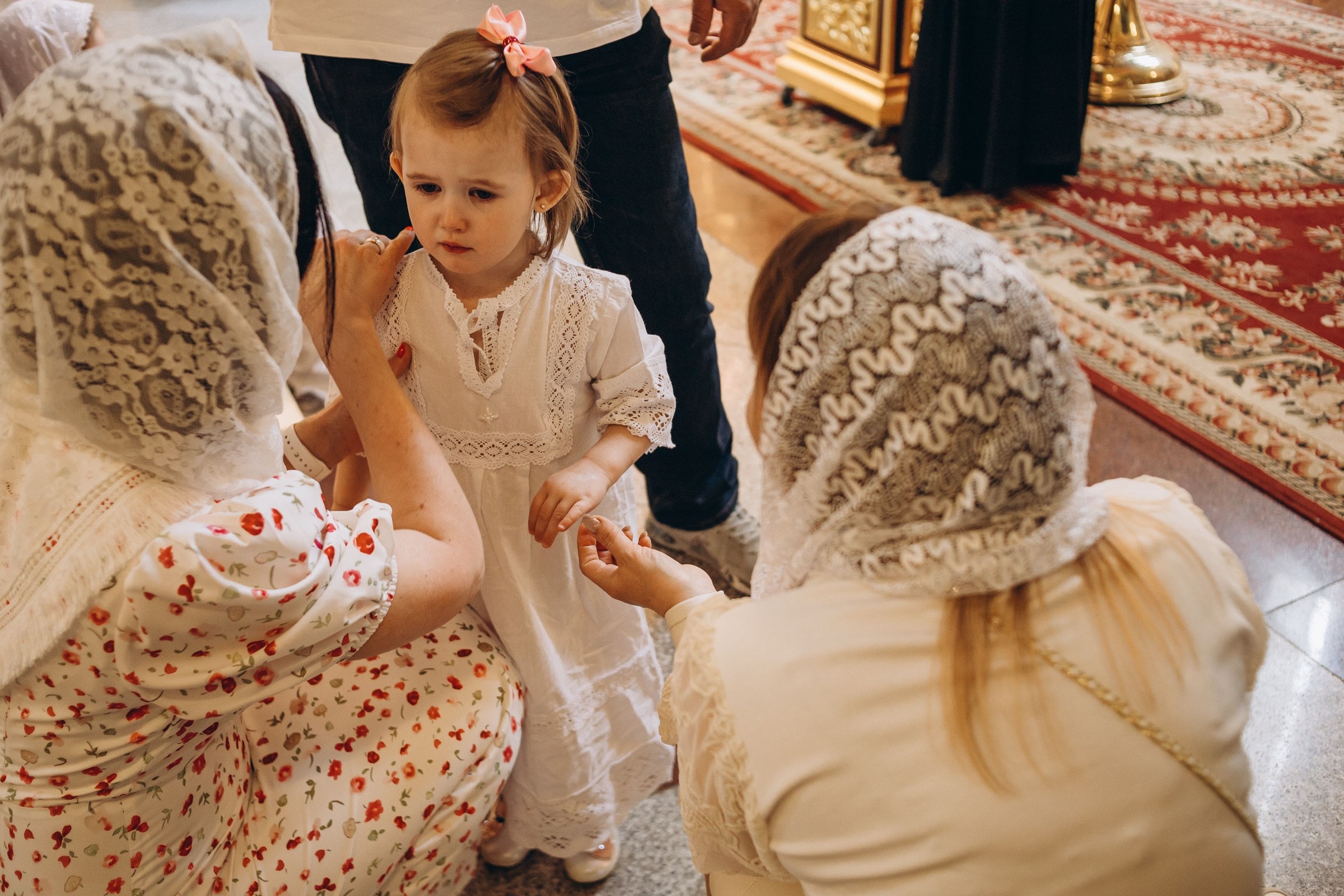 Крещение Таисии. Семейный фотограф в Волгодонске Краченцева Анна
