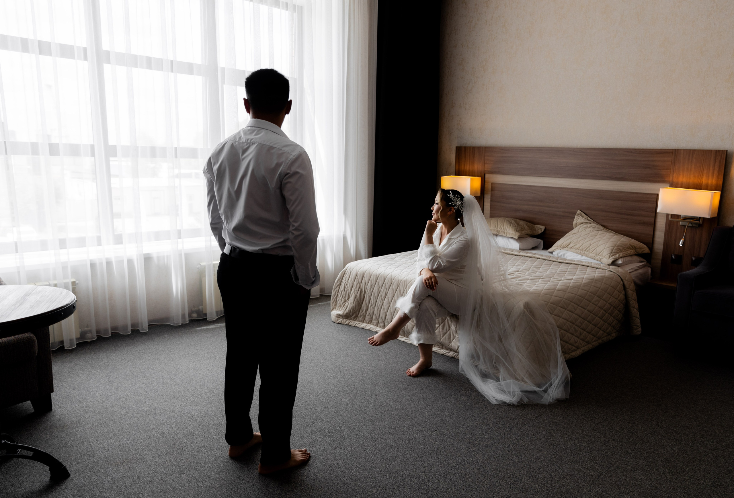 Жасулан и Сымбат в отеле Fessla — Костанай