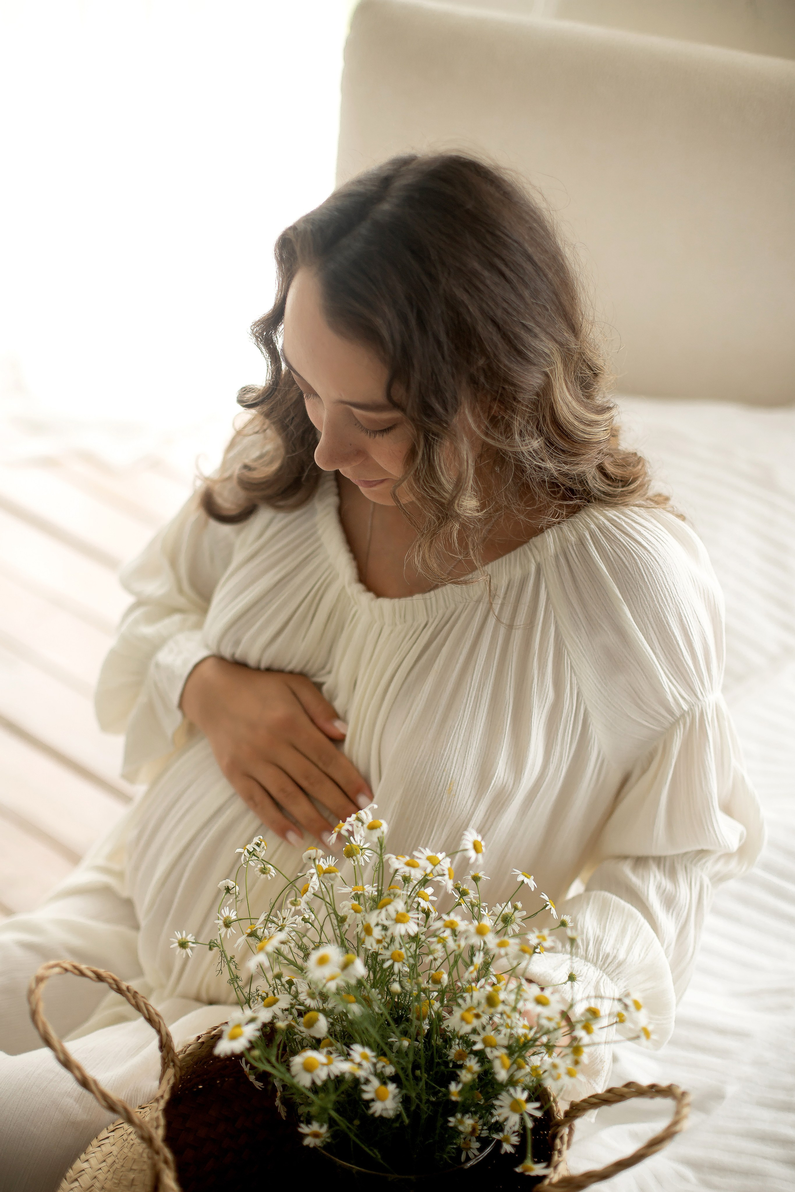 Ксения и ромашки. Семейный и детский фотограф в Красноярске Анна Маюрова