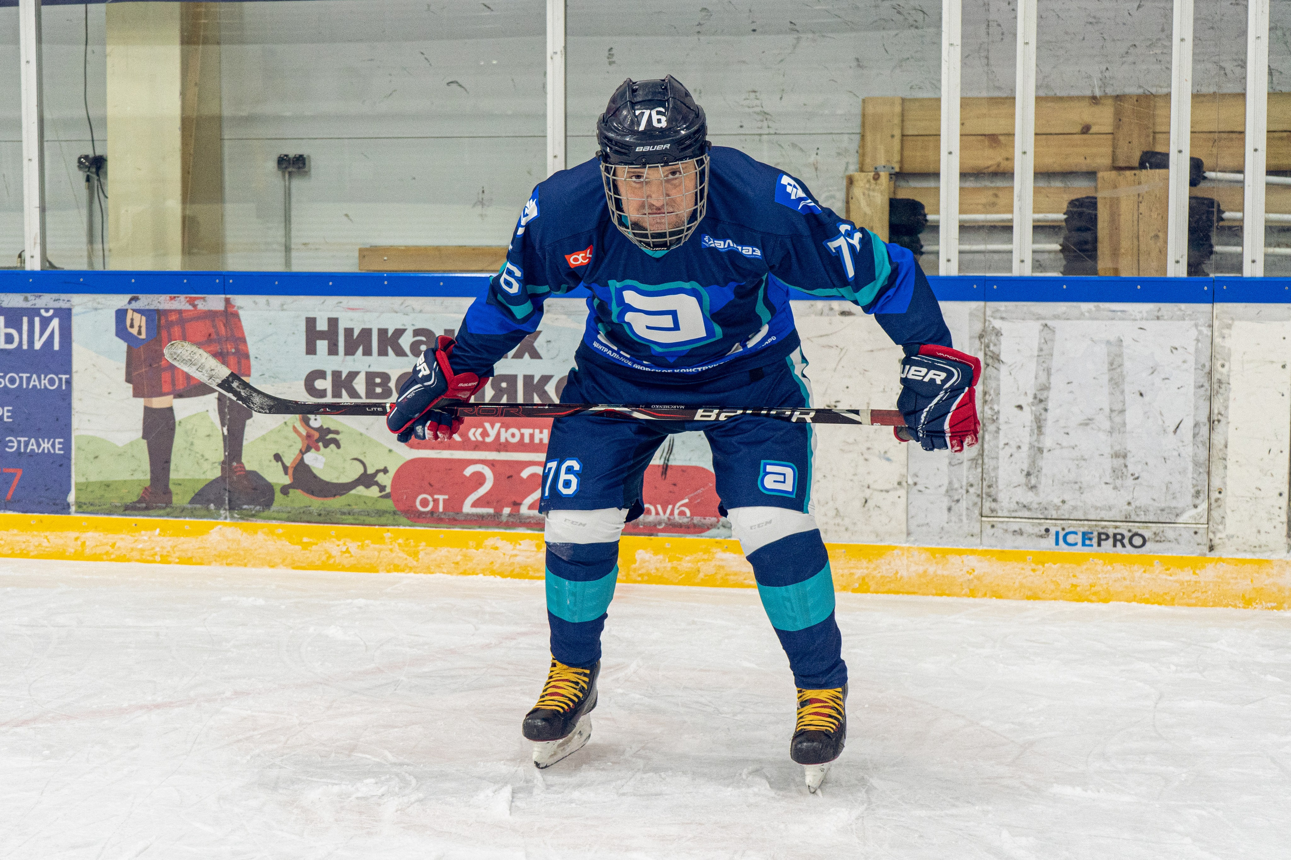 Тренировка по хоккею «ЦМКБ «Алмаз»