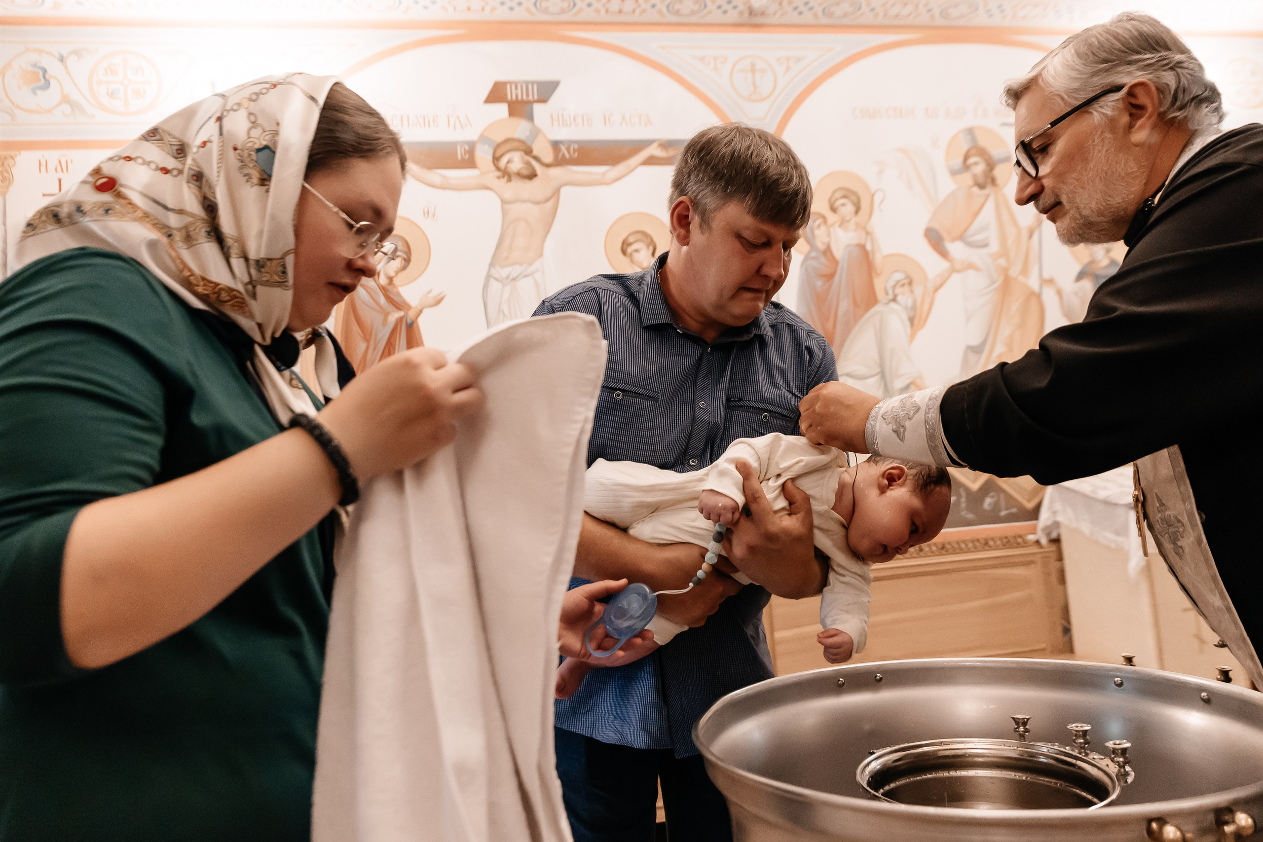 Крещение Максима. Семейный фотограф Минск Усова Ольга