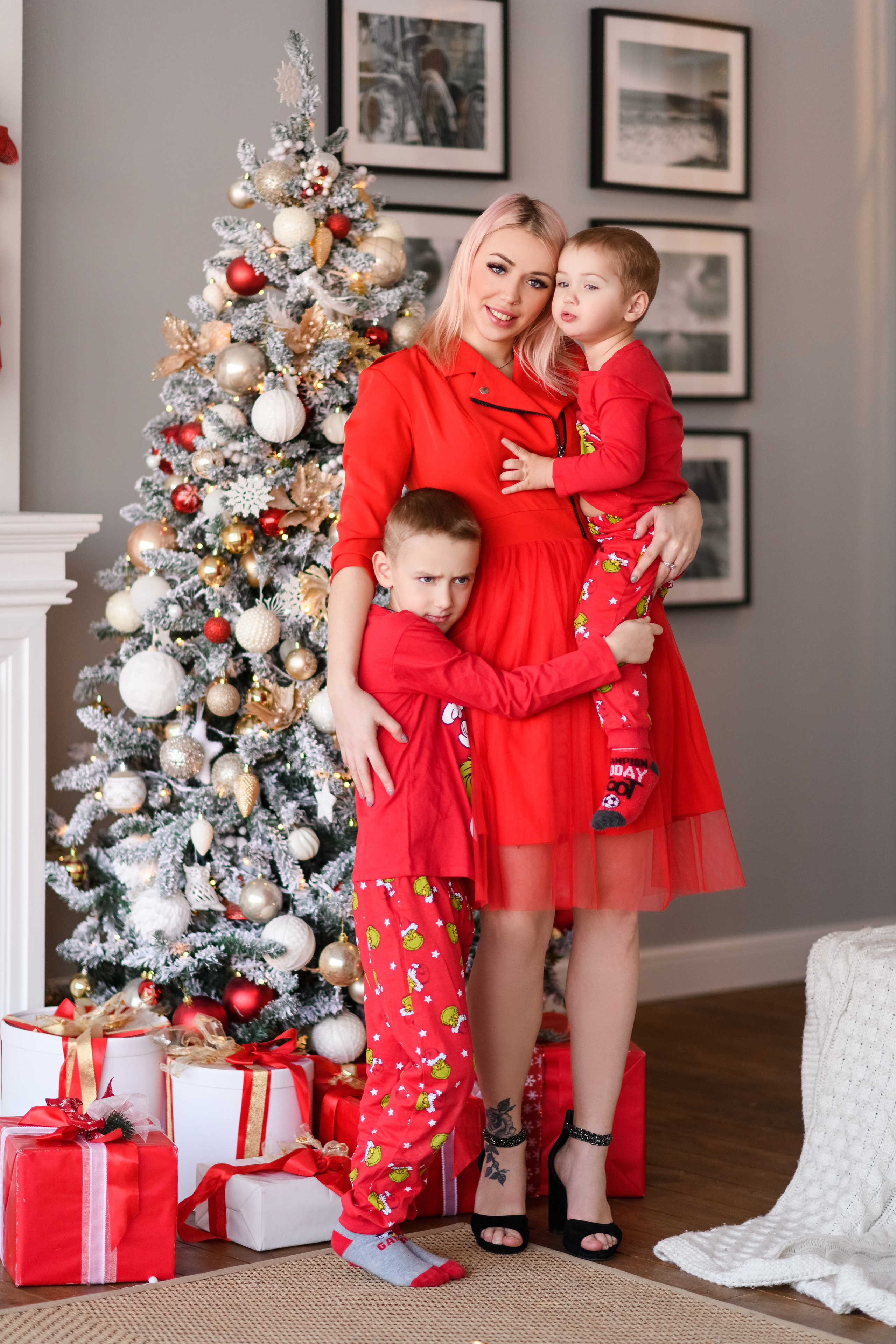 Семейная новогодняя для Ирины, Артура и Максима. Свадебный и семейный фотограф в Санкт-Петербурге Олеся Еремеева