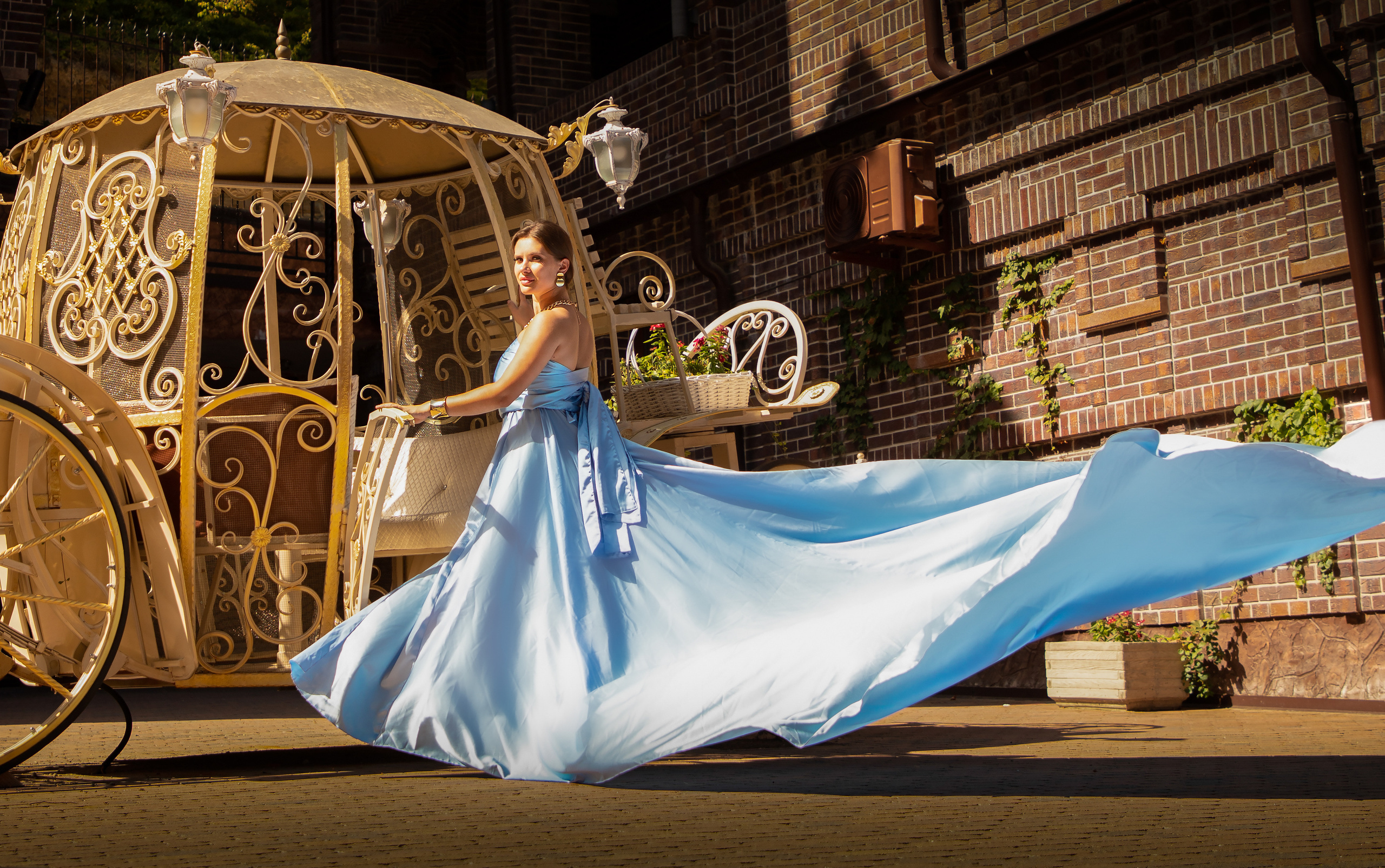 Blue dress. Фотограф и дизайнер г. Новороссийск Алена Дарбакова