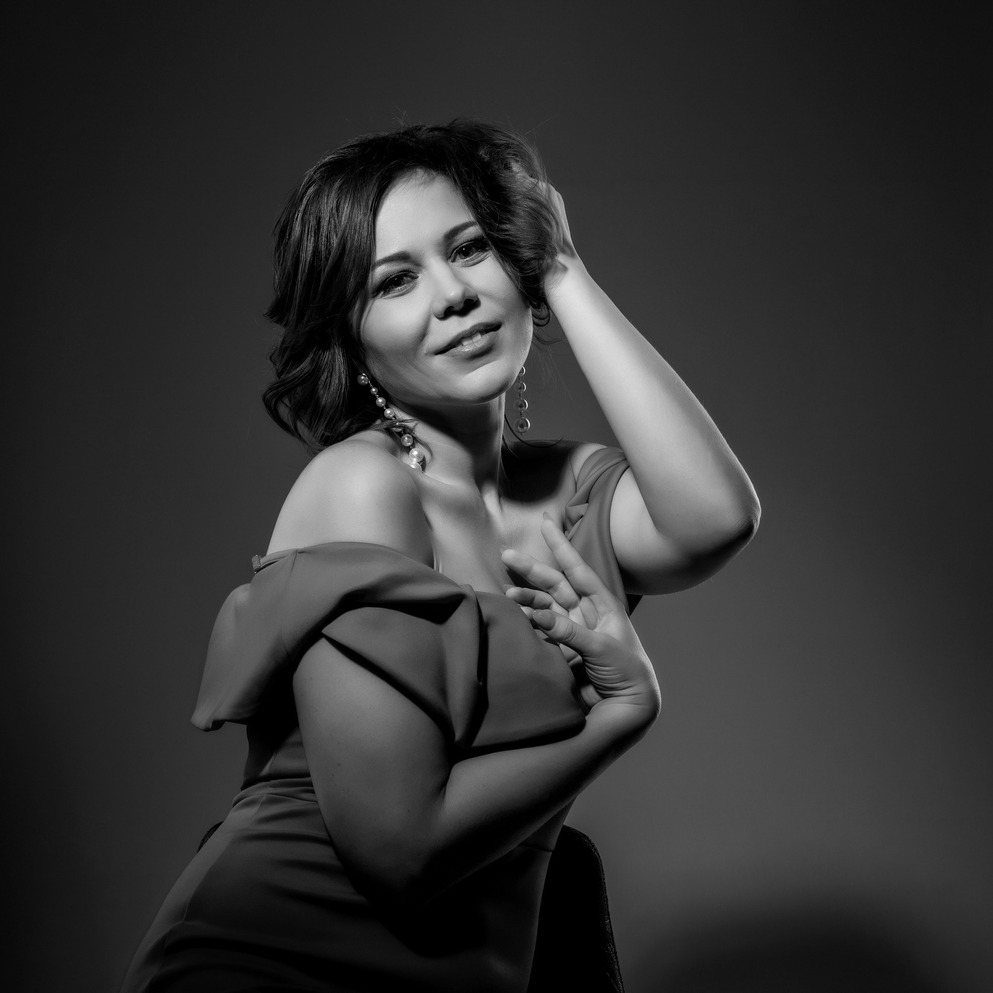 ЧБ портрет. Свадебный и репортажный фотограф в Москве и Московской области