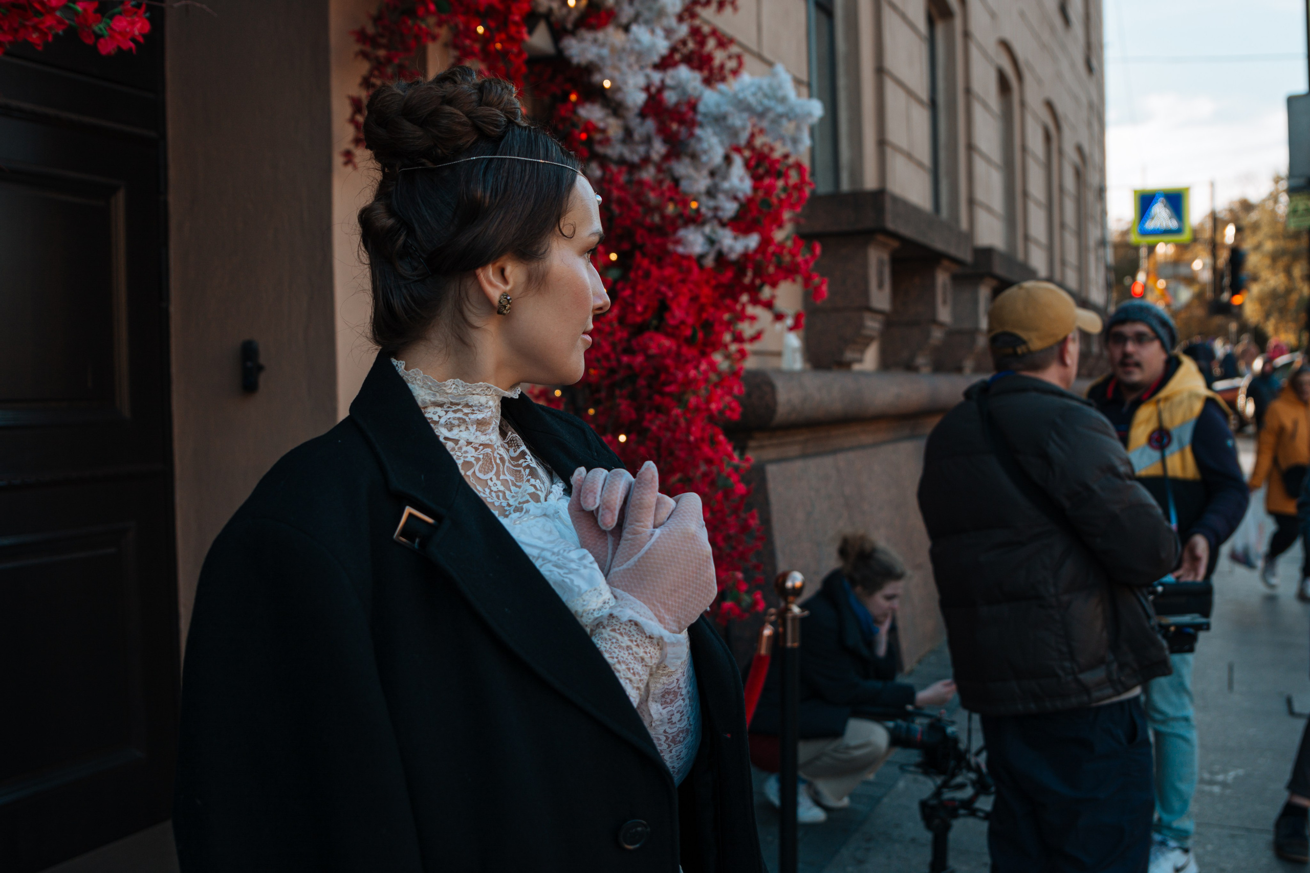 Пушкин в отеле «Оболенский». Съёмка ролика для конкурса. Портретный фотограф в Санкт-Петербурге Дмитриева Наталия
