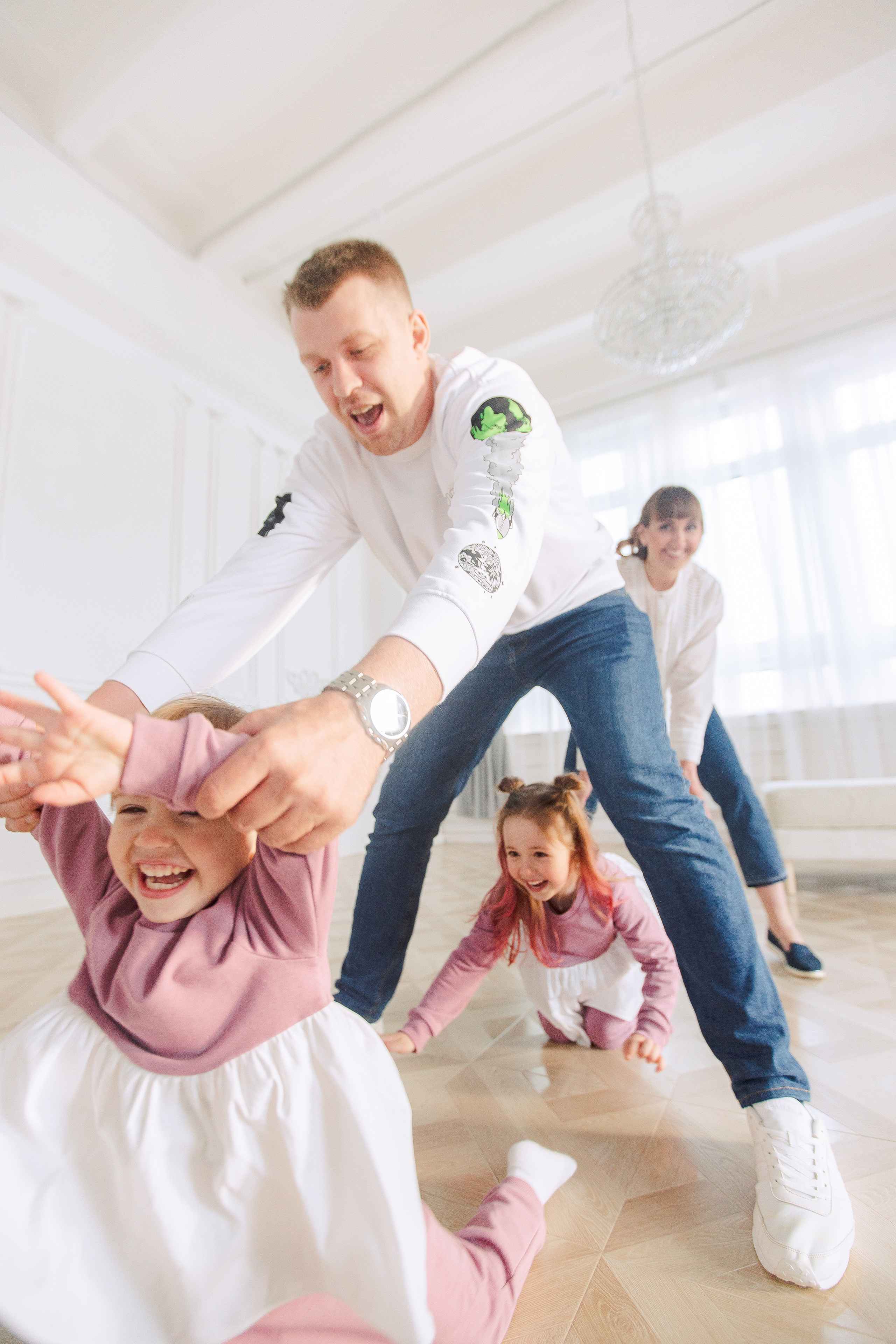 Про Лёшу, Катю, Вику и Ксюшу. Семейный и детский фотограф в Туле