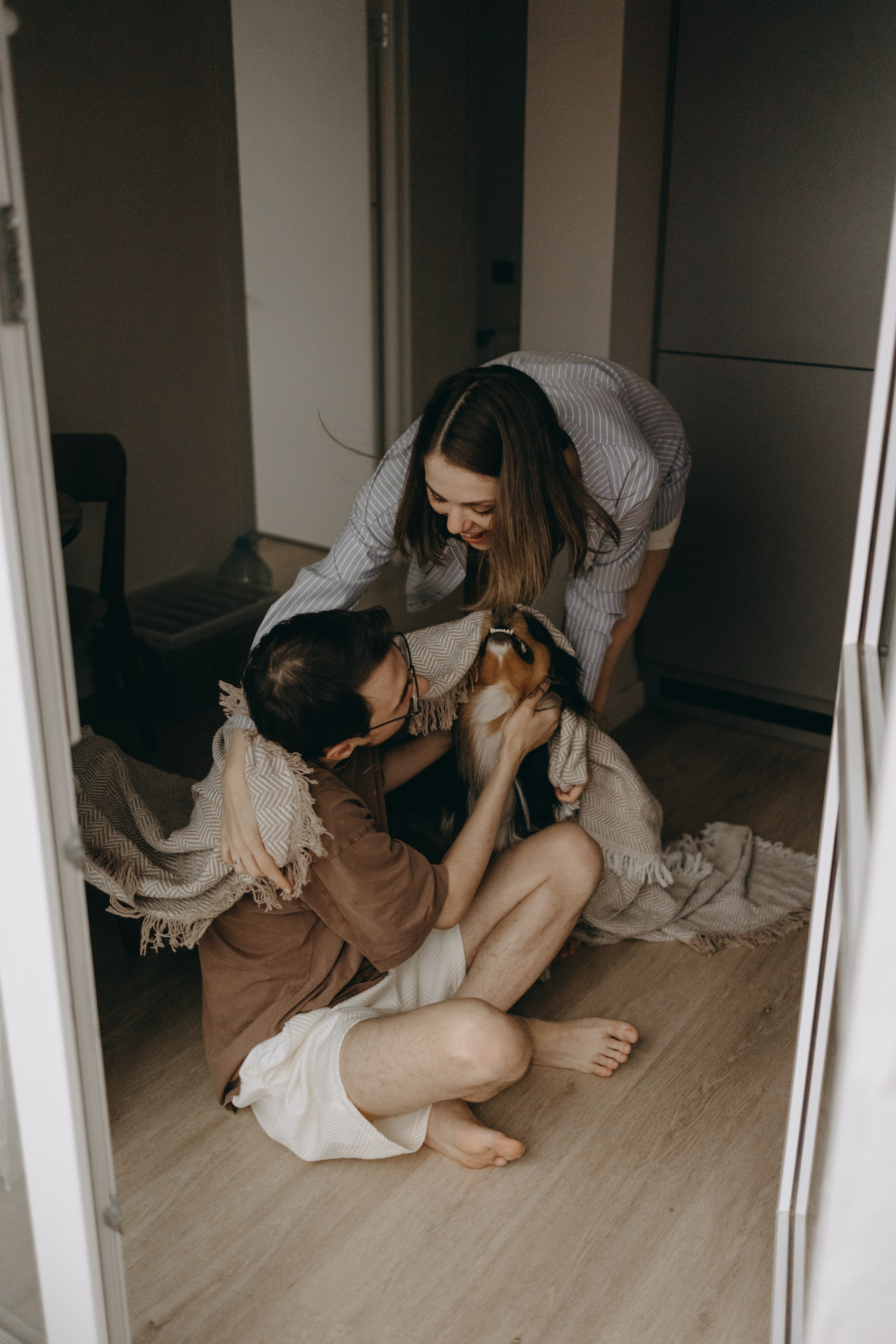 Настя, Никита и их Гром и Мяу. Фотограф — Анималист | Санкт-Петербург