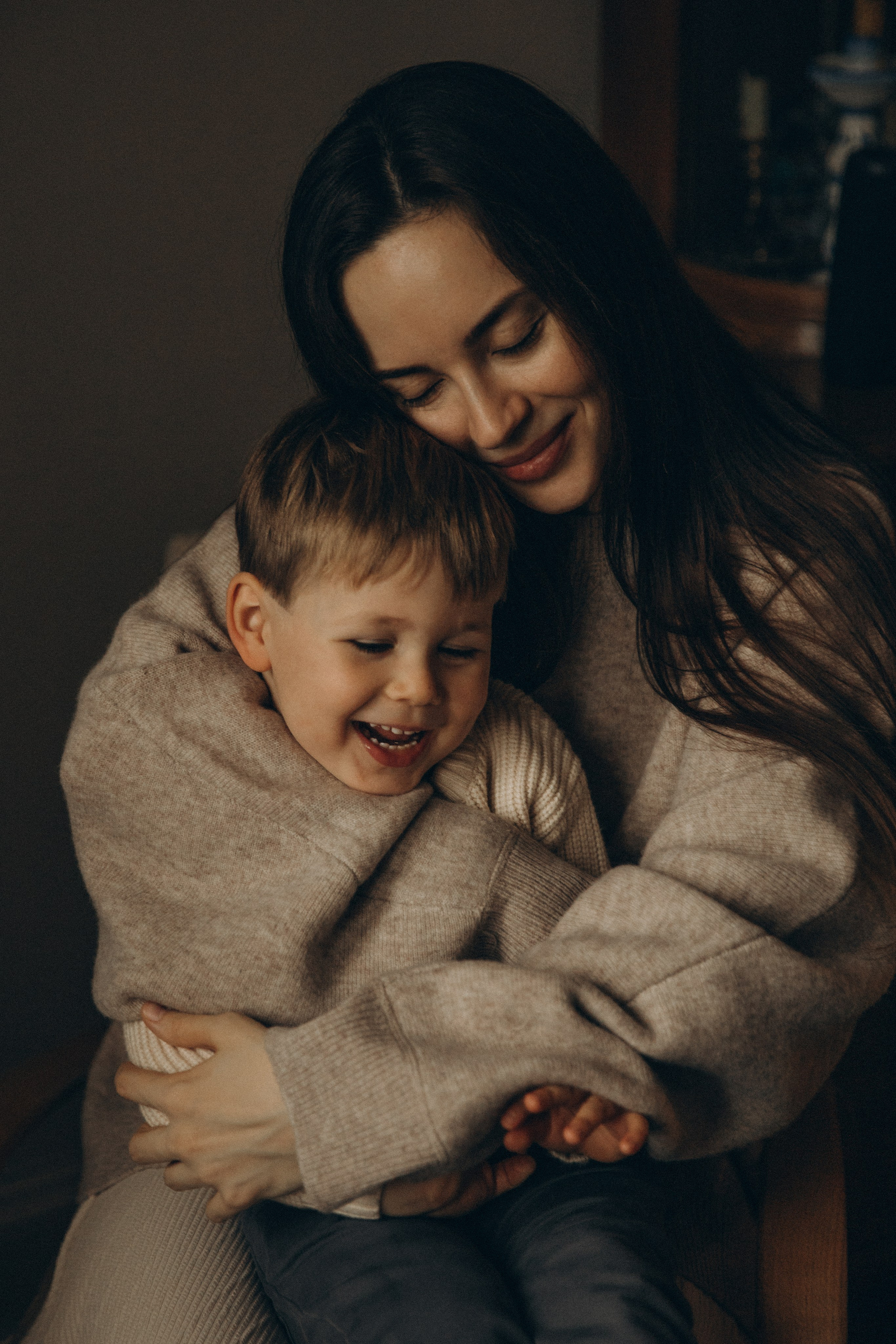 Фотосессия мама и сын. Семейный фотограф в Москве и Королеве Евгения Баукова