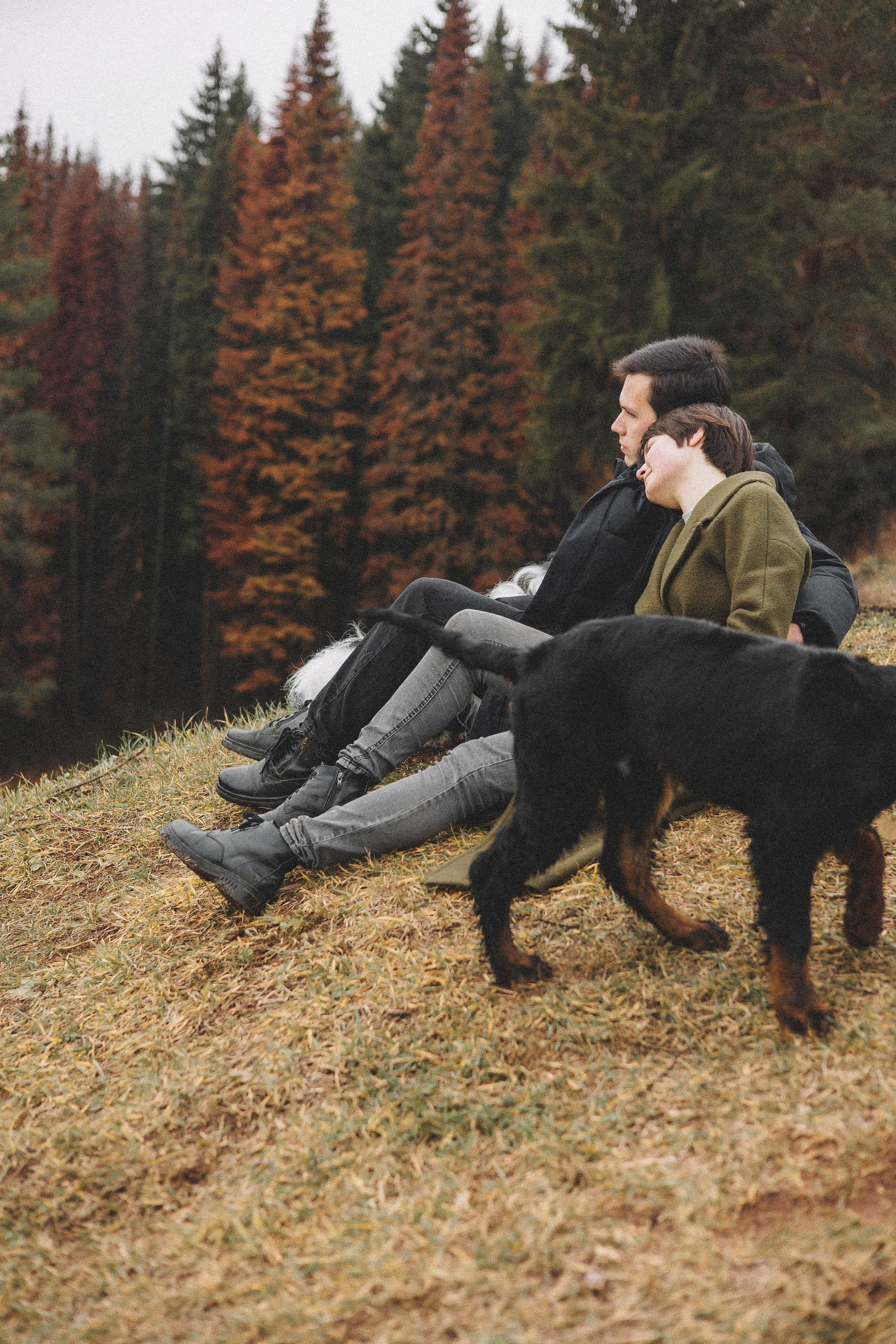 Даша, Глеб, Барс и Бруно. Фотограф-анималист Богданова Полина