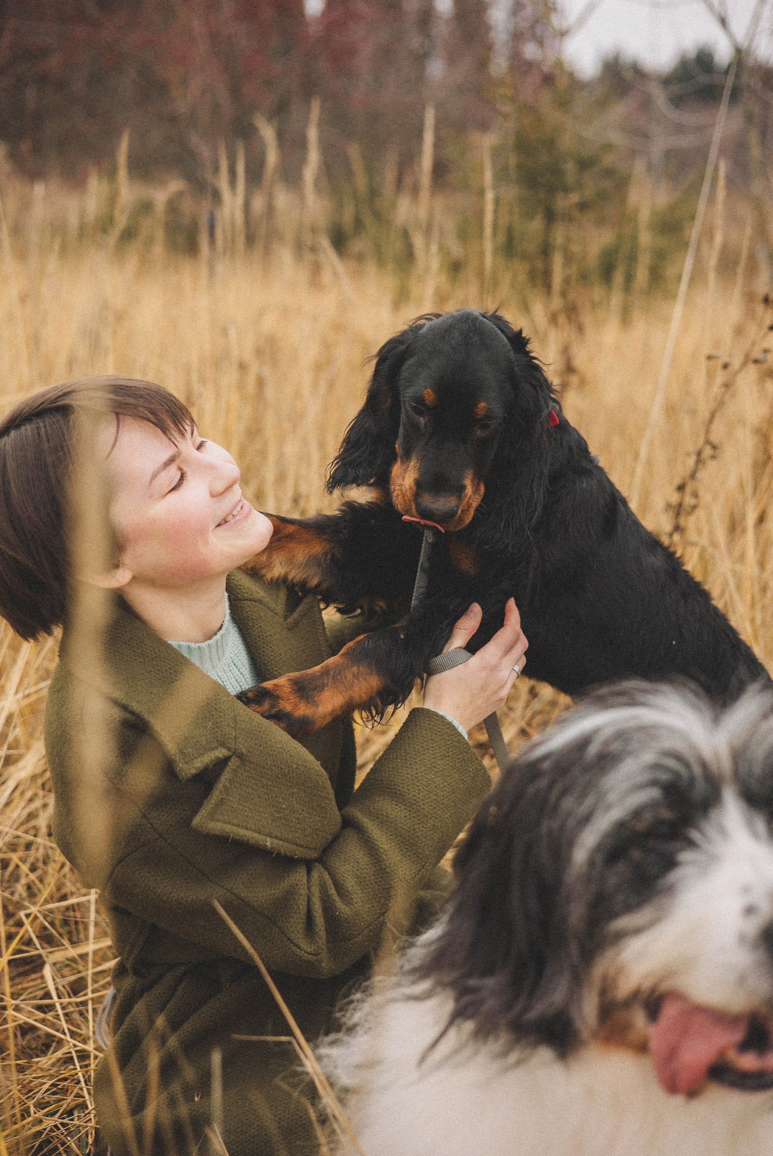 Даша, Глеб, Барс и Бруно. Фотограф-анималист Богданова Полина