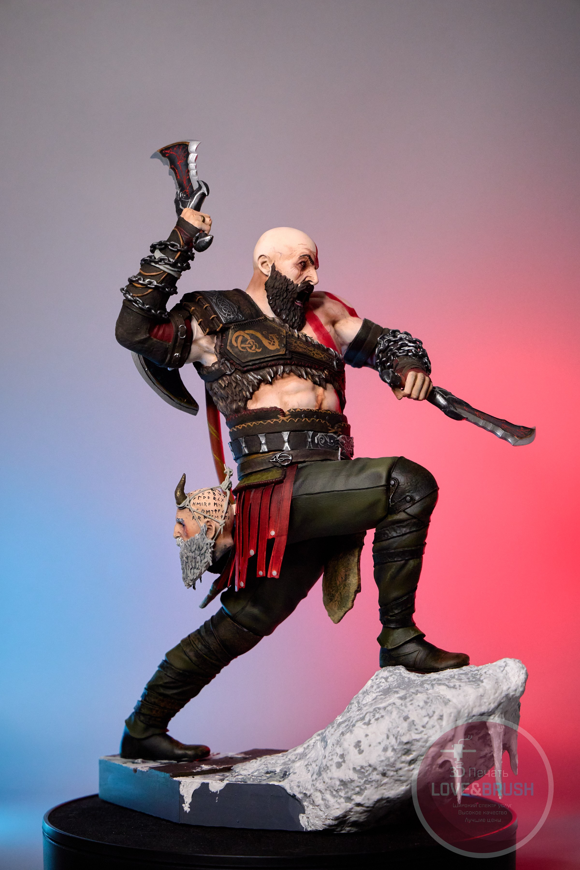 3D печать Love&Brush Kratos. ФОТОГРАФ ЭДУАРД КОЛТУНОВСКИЙ