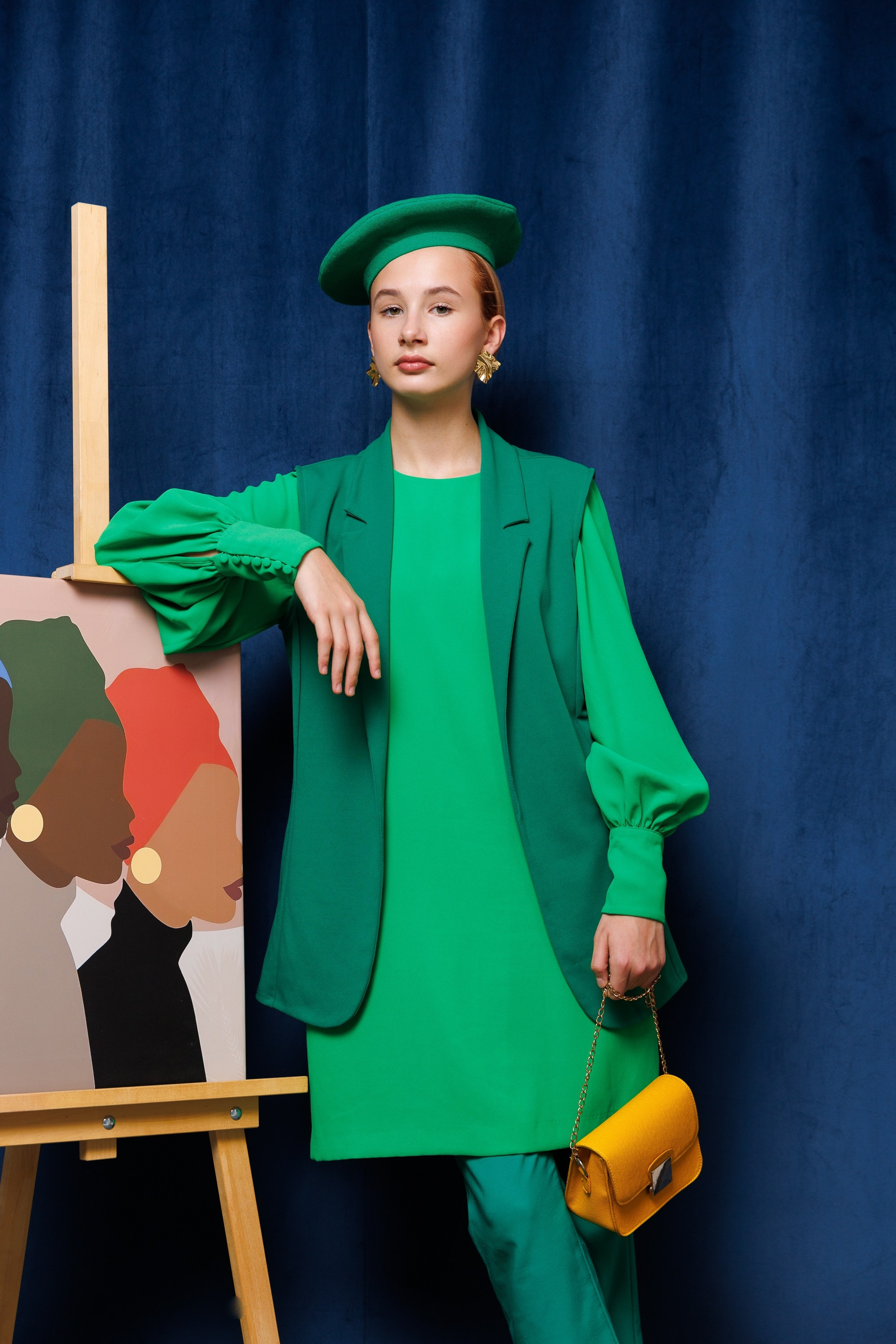 Look book в образе художницы. Натали де Шан | исследователь моды, креативный стратег
