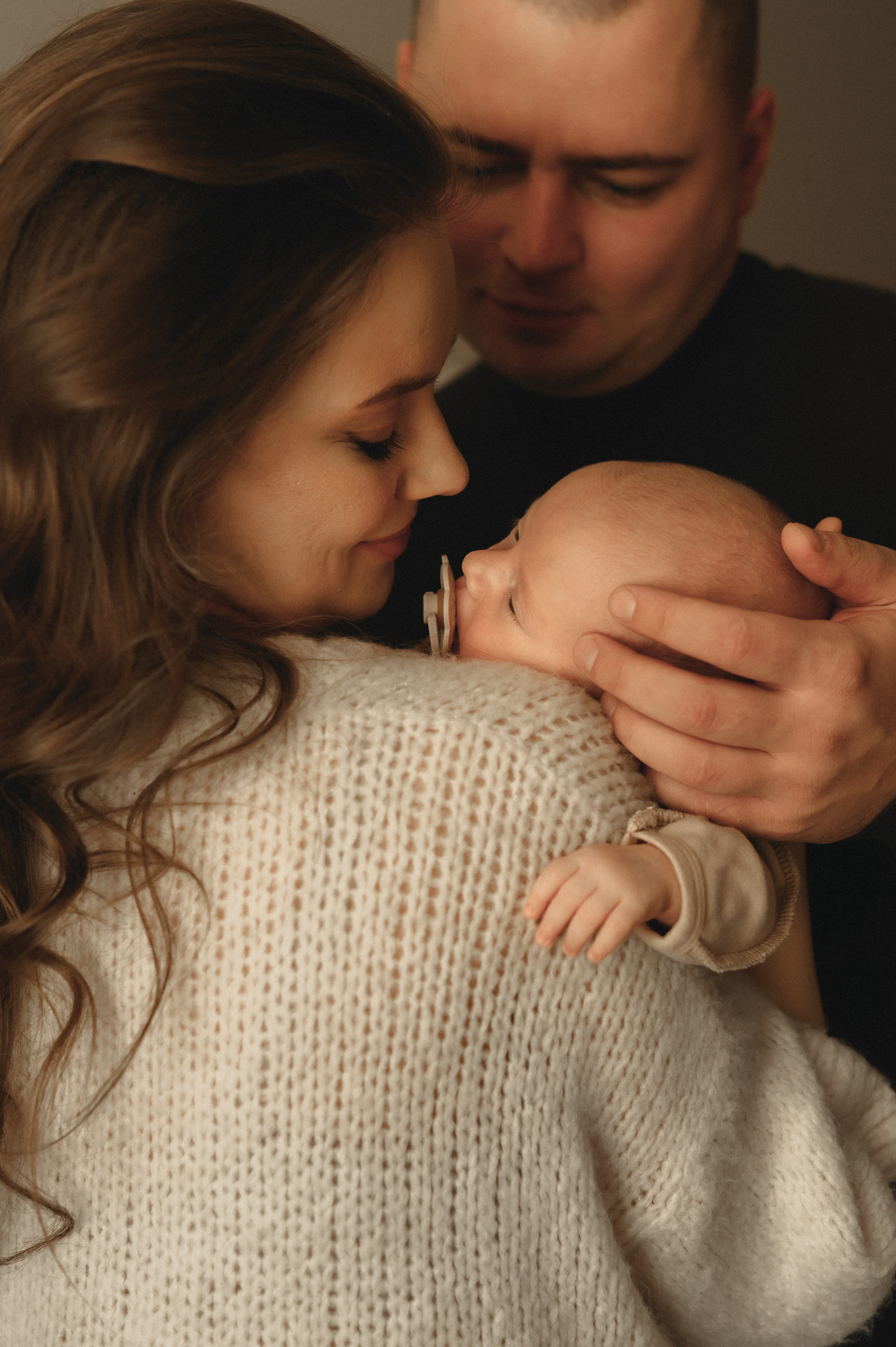 Первый месяц. Мама, папа и малыш. Семейный фотограф в г. Ставрополь, Сорокина Мария