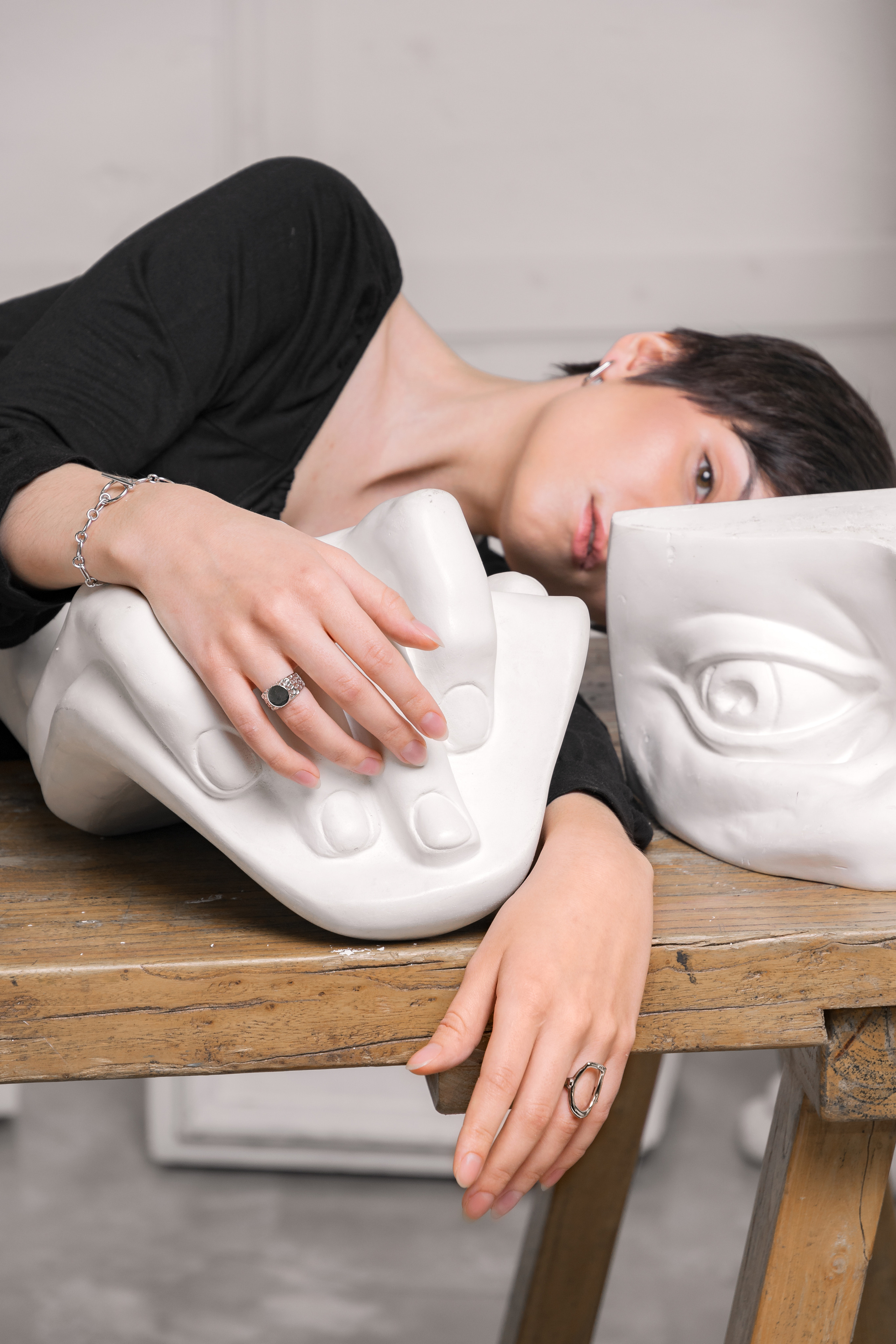 Съемка серебряных украшений № 1. Ангелина Богданова, междисциплинарная художница