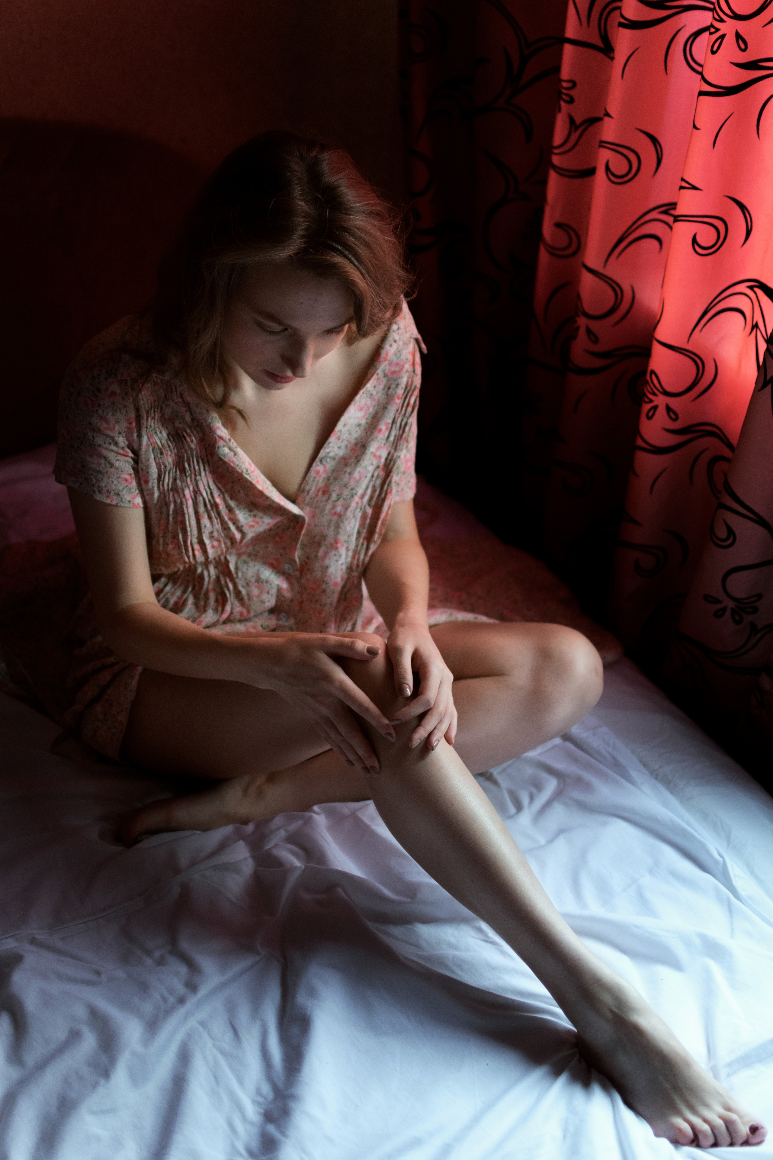 Катерина, съемка дома. Ангелина Богданова, междисциплинарная художница