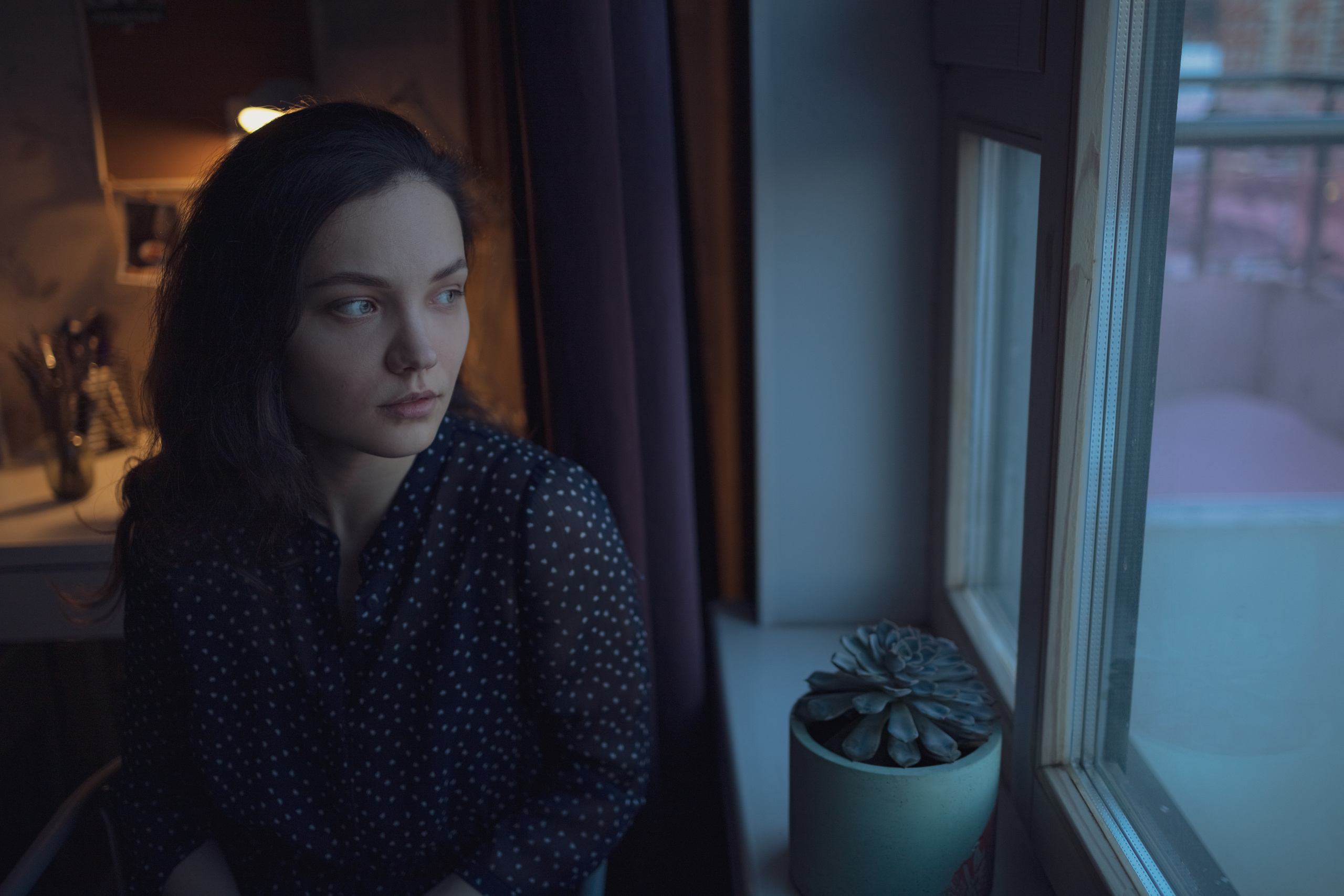 Галя, съемка дома. Ангелина Богданова, междисциплинарная художница