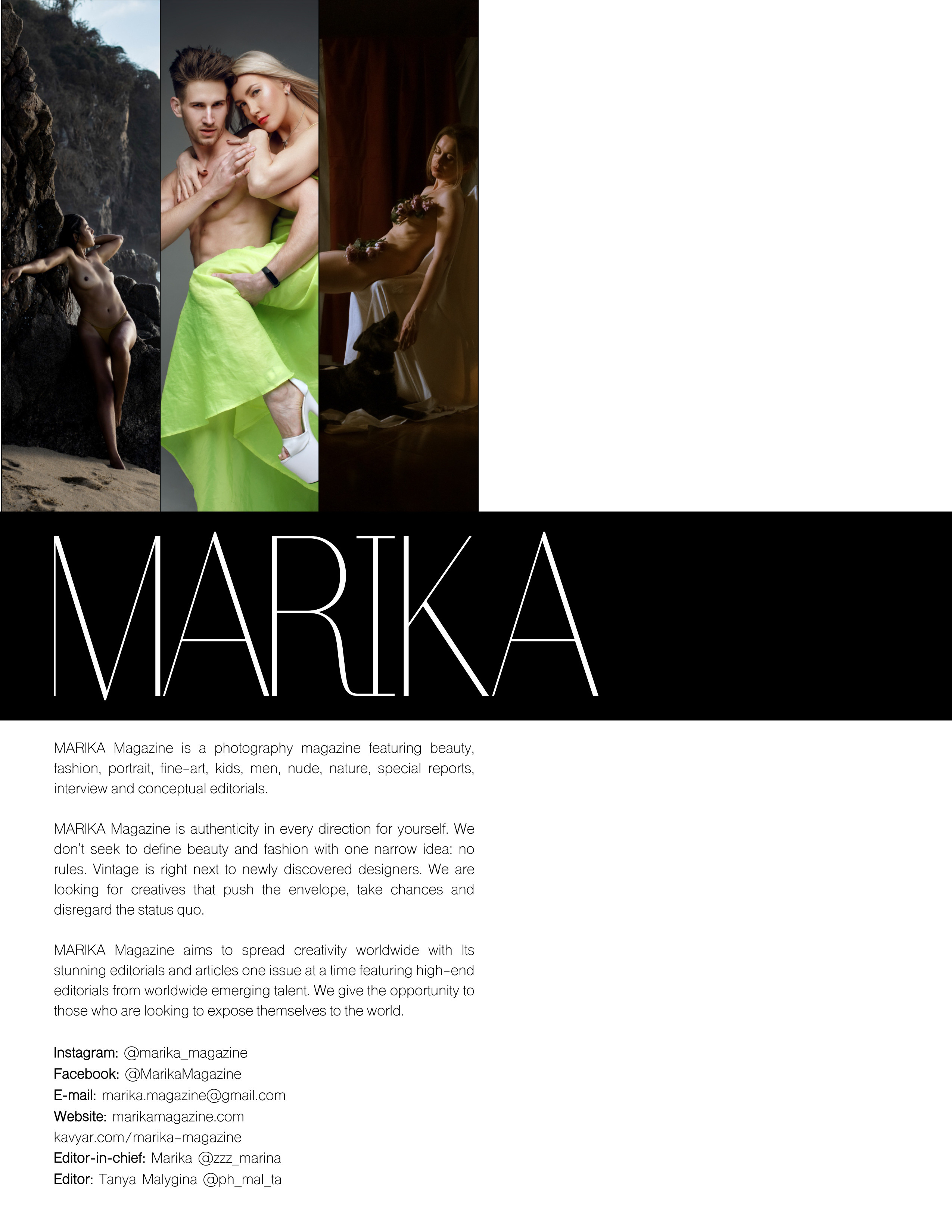 MARIKA. Ангелина Богданова, междисциплинарная художница