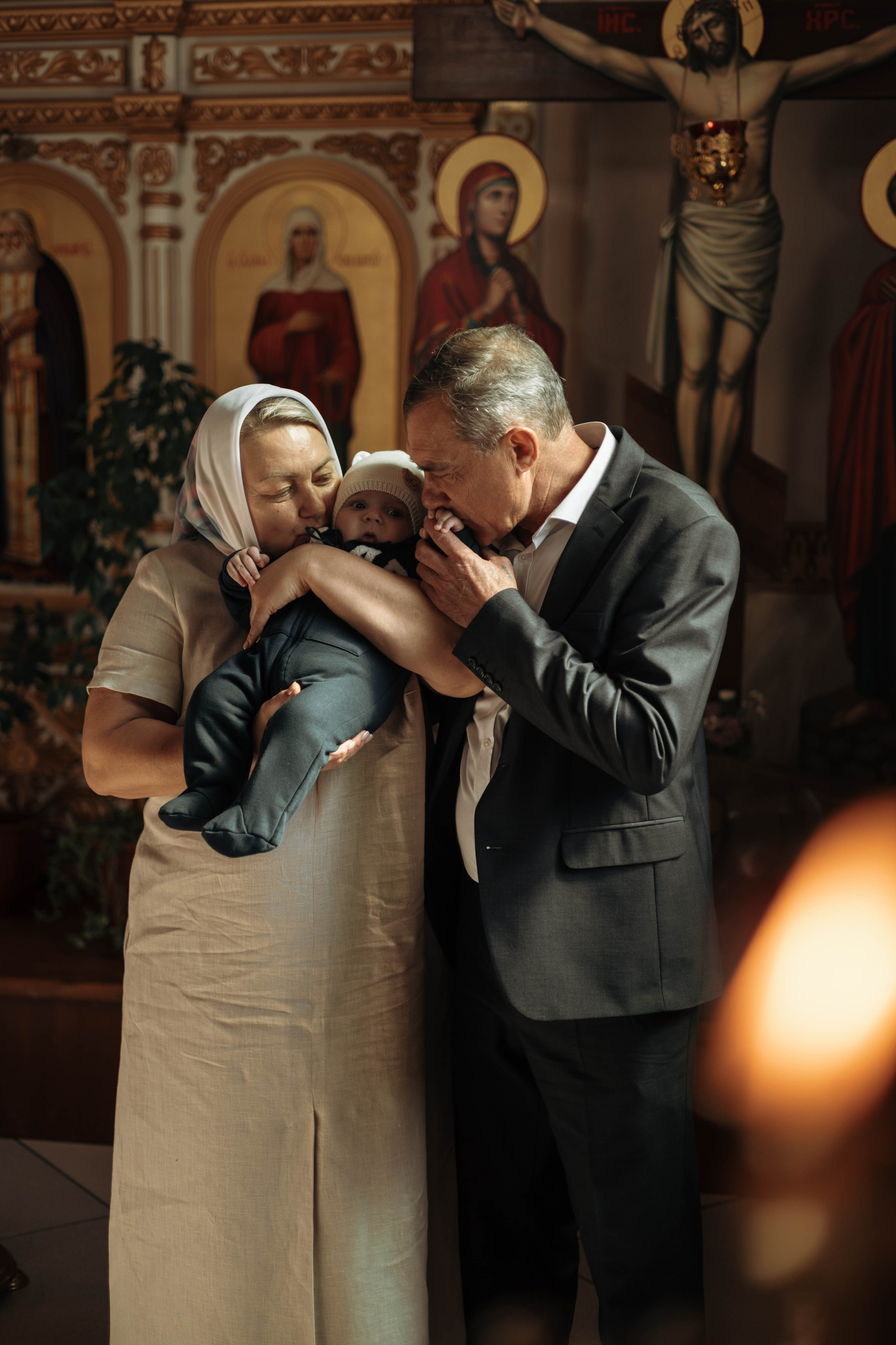 Таинство Крещения Савелия. Фотограф Сальск Катерина