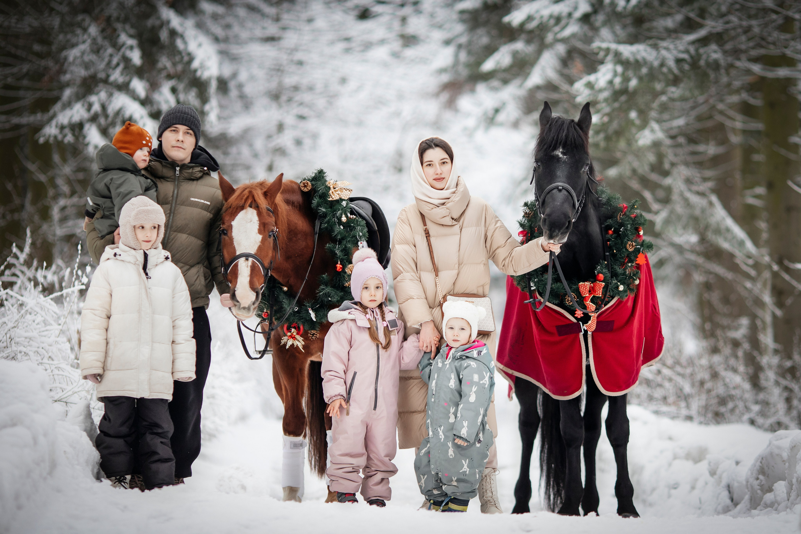 Съемки с лошадьми. Семейный фотограф Москва и область Дербунова Елена