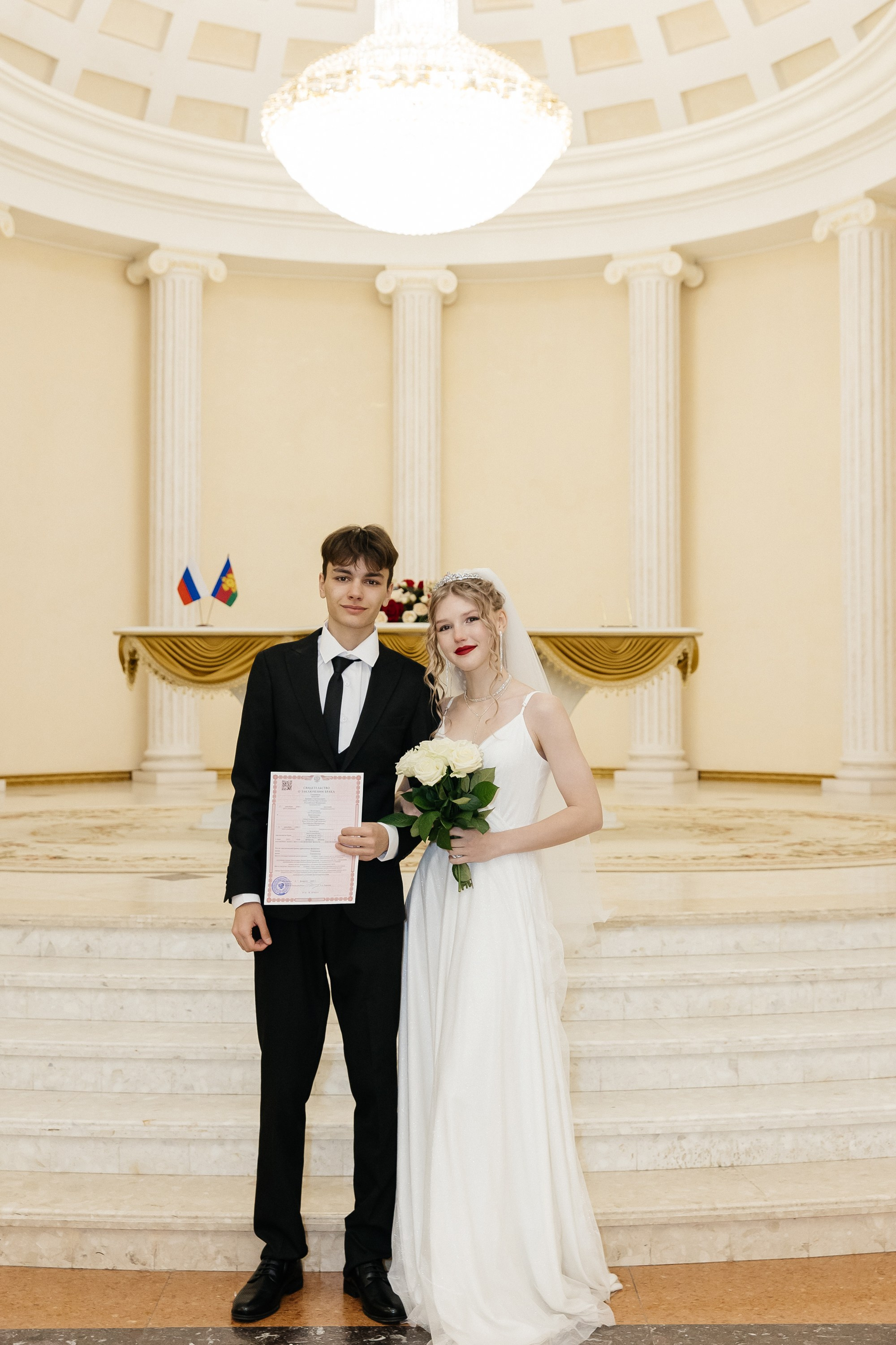 Роспись в Екатерининском зале 04.02.2025. Свадебный и семейный фотограф Виолетта Сидельникова. Краснодар, Россия, Беларусь, Европа