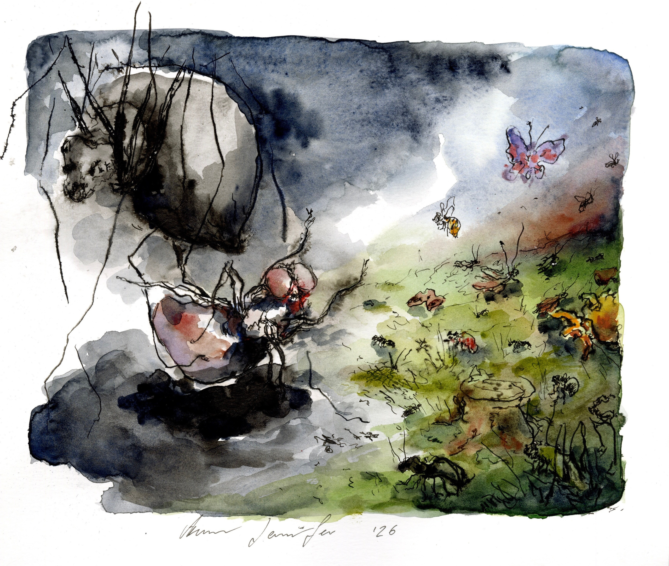 Watercolors. Anna Jennifer | Contemporary Artist