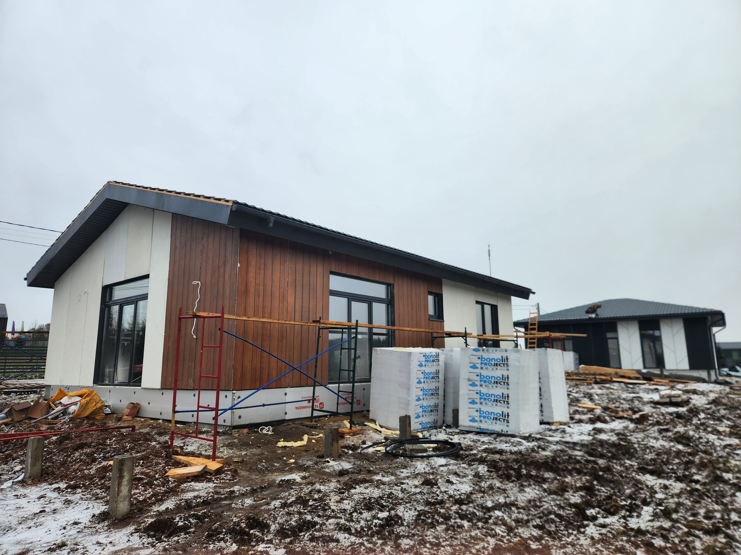 Микеле 80, Московская Обрасть, МО Истра, д. Матвейково, КП Рижский парк. БыстроДом — капитальный дом за 7 дней!