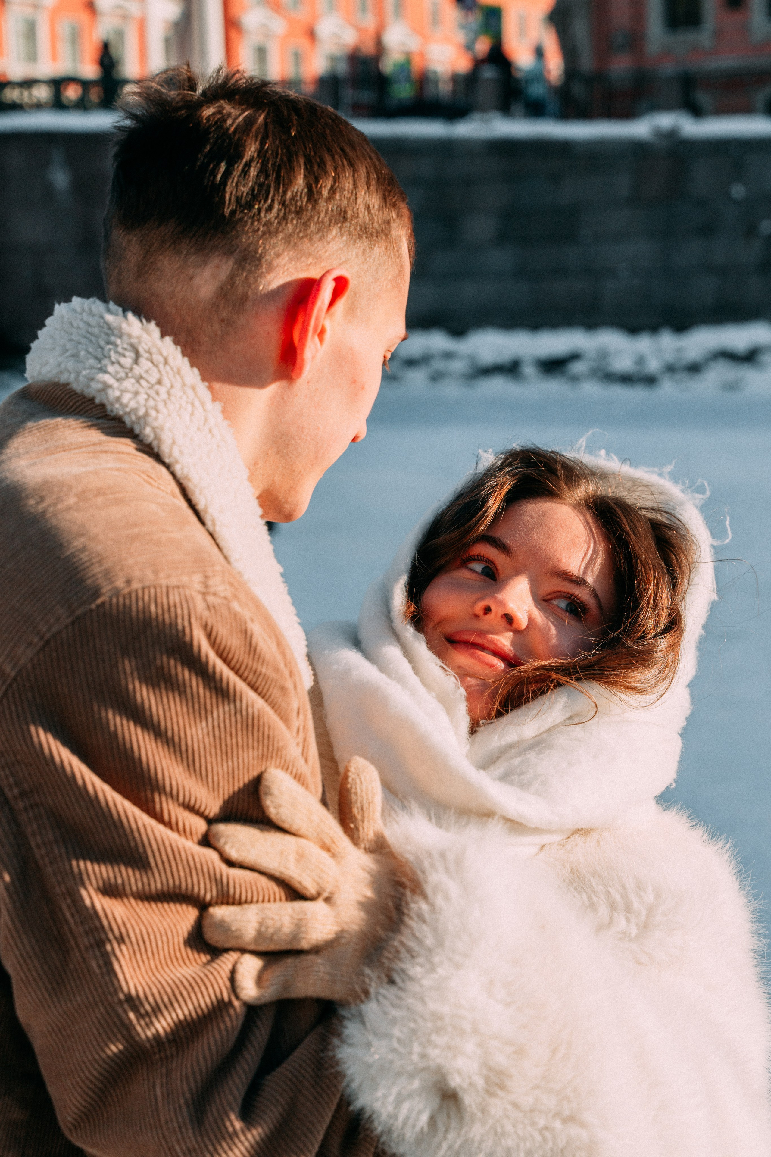 Лавстори на льду по рекам и каналам Санкт-Петербурга